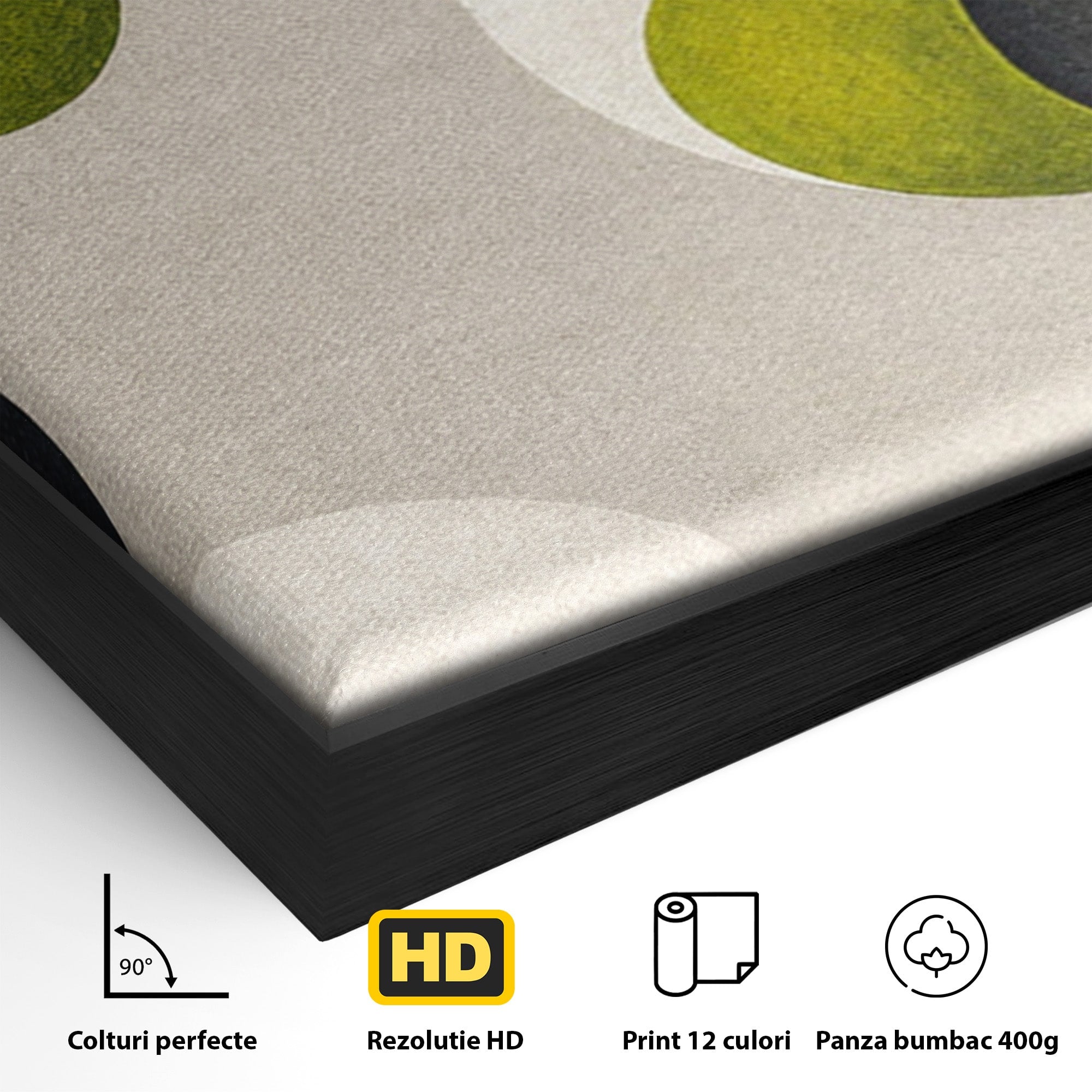 Set 2 Tablouri Canvas Premium LuxCanva® C2-1381, Forme Abstracte Organice, Abstract, Forme, Modern, Living, Birou, Culori Vibrante