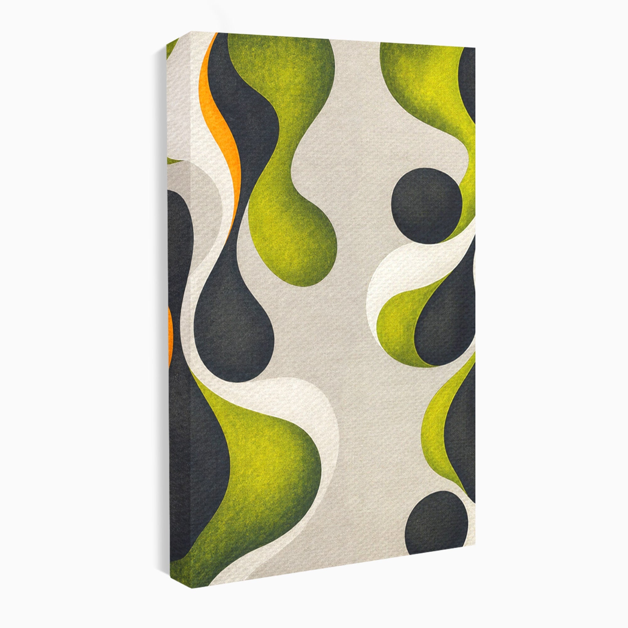 Set 2 Tablouri Canvas Premium LuxCanva® C2-1381, Forme Abstracte Organice, Abstract, Forme, Modern, Living, Birou, Culori Vibrante