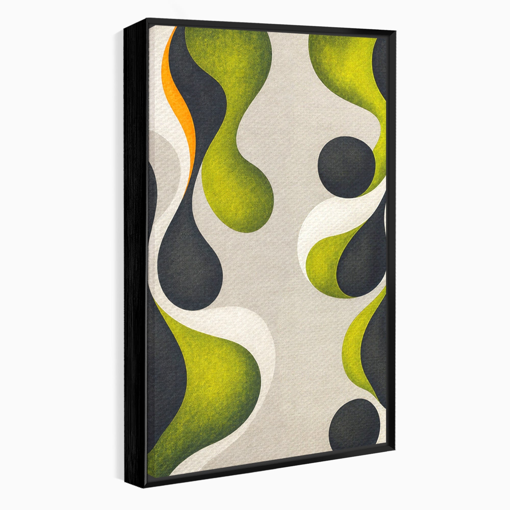 Set 2 Tablouri Canvas Premium LuxCanva® C2-1381, Forme Abstracte Organice, Abstract, Forme, Modern, Living, Birou, Culori Vibrante