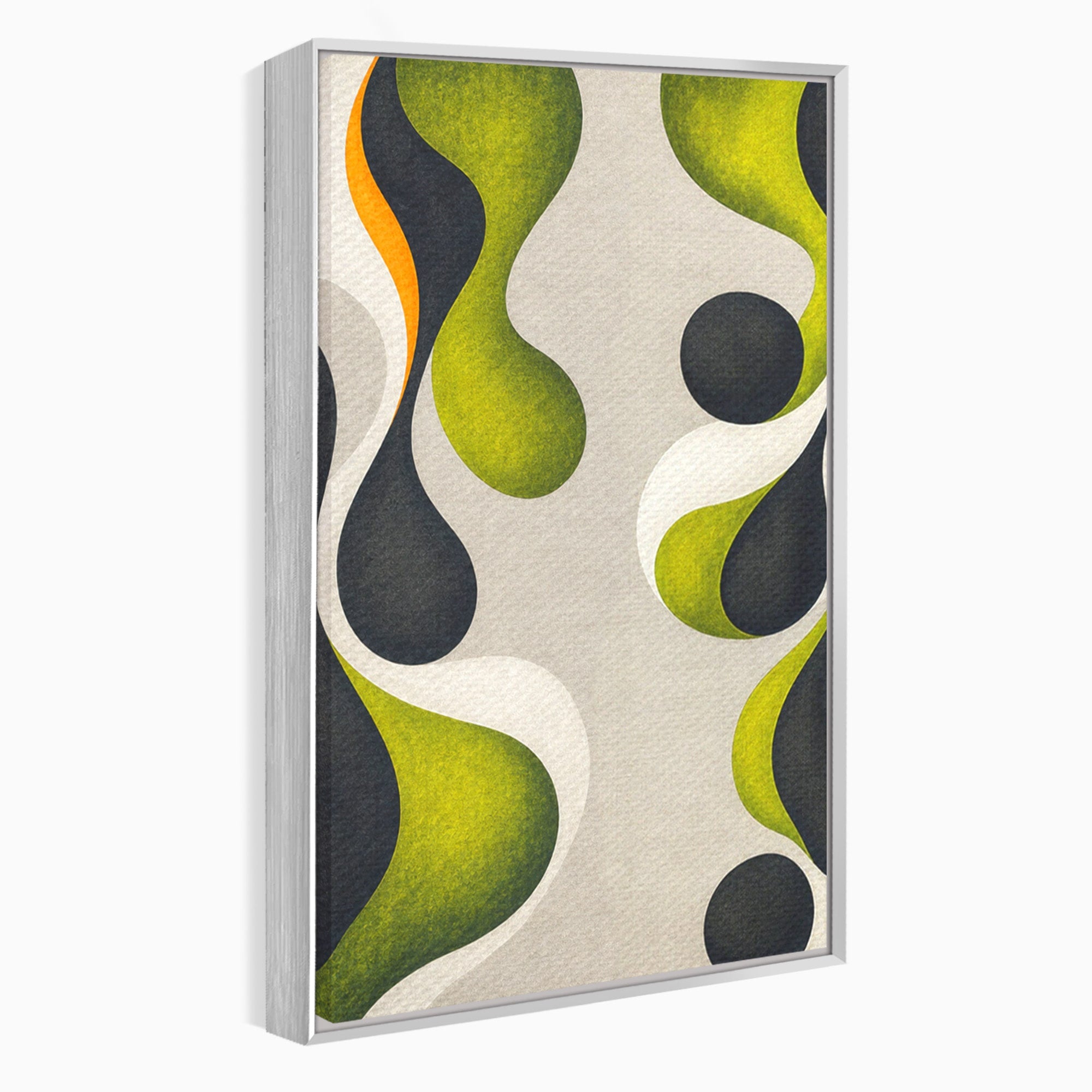 Set 2 Tablouri Canvas Premium LuxCanva® C2-1381, Forme Abstracte Organice, Abstract, Forme, Modern, Living, Birou, Culori Vibrante