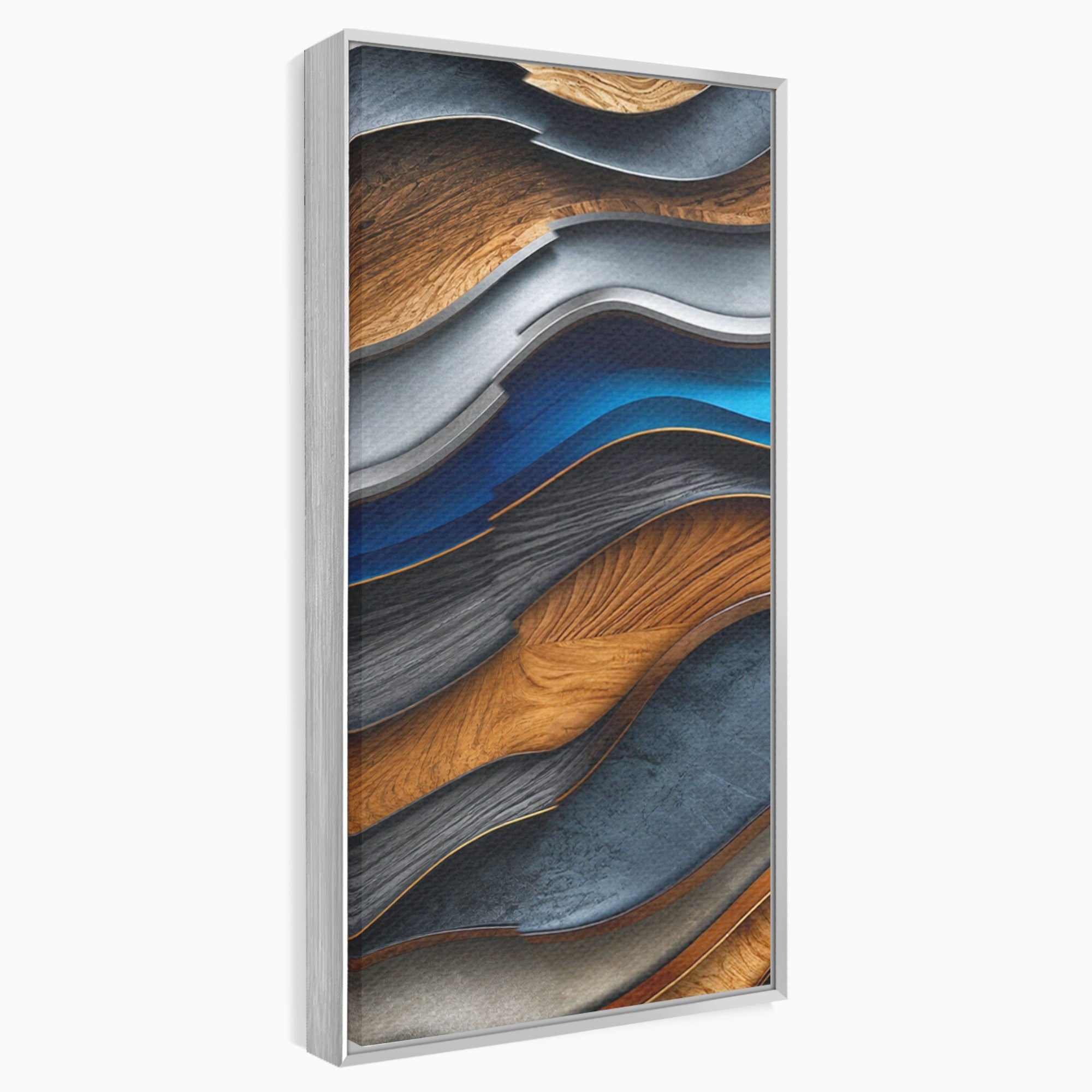 Set 2 Tablouri Canvas Premium LuxCanva® C2-1390, Valuri Abstracte, Abstract, Valuri, Textura, Living, Birou, Culori Vibrante