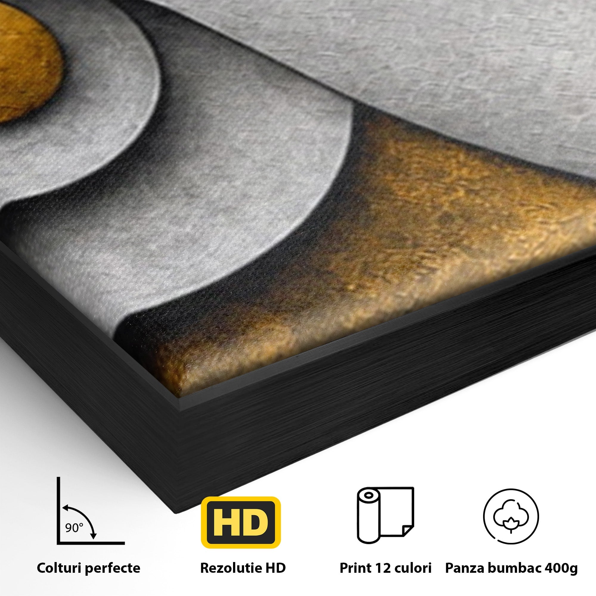 Set 2 Tablouri Canvas Premium LuxCanva® C2-1392, Simbol Infinit Abstract, Infinit, Abstract, Modern, Arta, Birou, Culori Vibrante