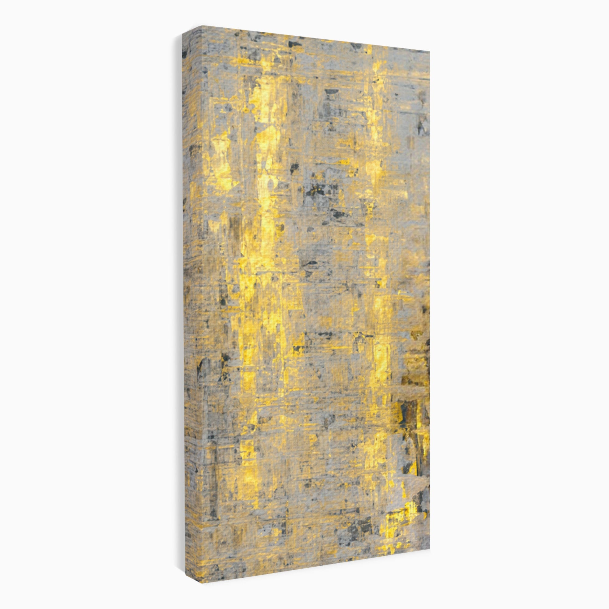 Set 3 Tablouri Canvas Premium LuxCanva® C3-1058, Gold And Brown Painting Abstract, Gold And Brown Painting Abstract, Dining Room, Living Room, Relaxare, Culori Vibrante