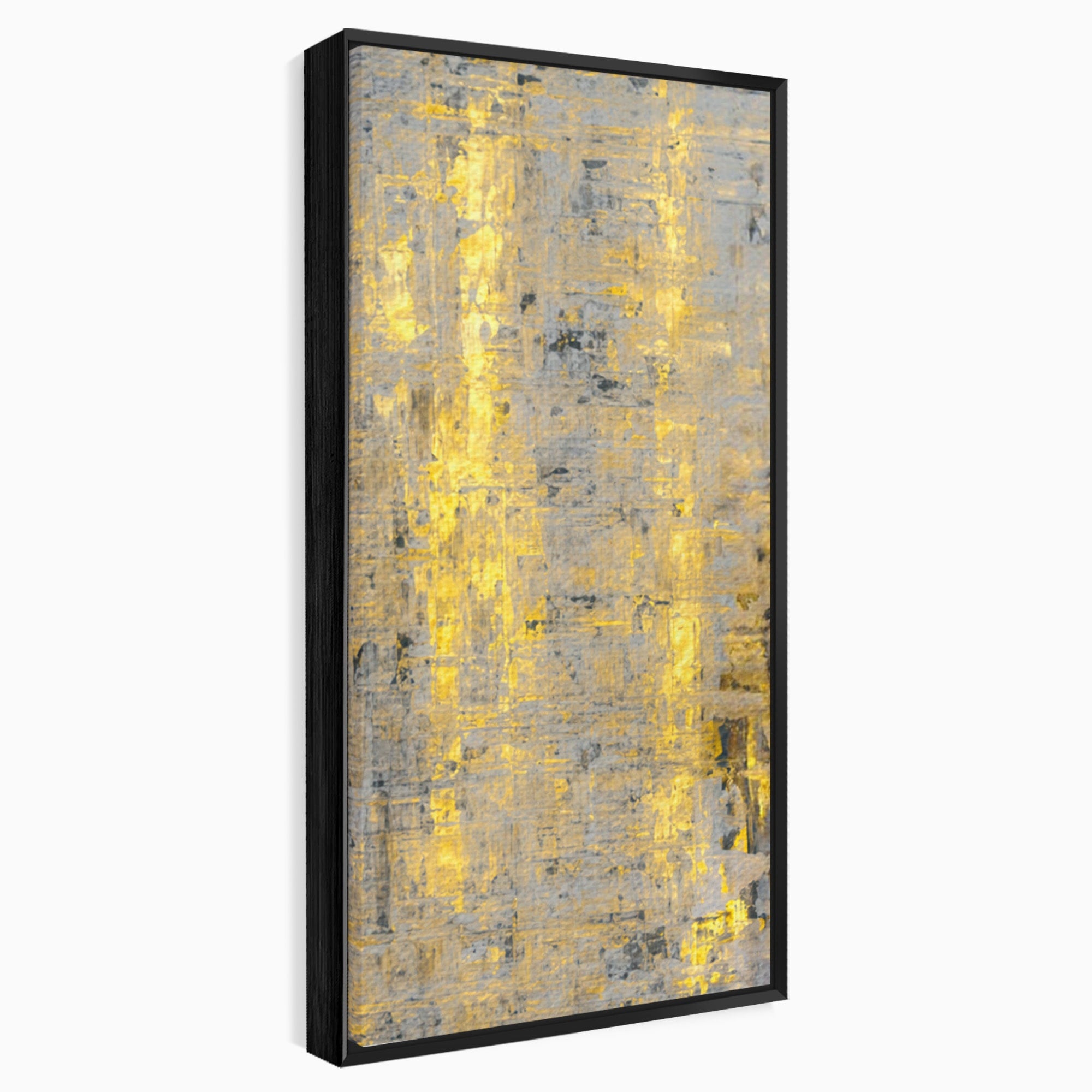 Set 3 Tablouri Canvas Premium LuxCanva® C3-1058, Gold And Brown Painting Abstract, Gold And Brown Painting Abstract, Dining Room, Living Room, Relaxare, Culori Vibrante