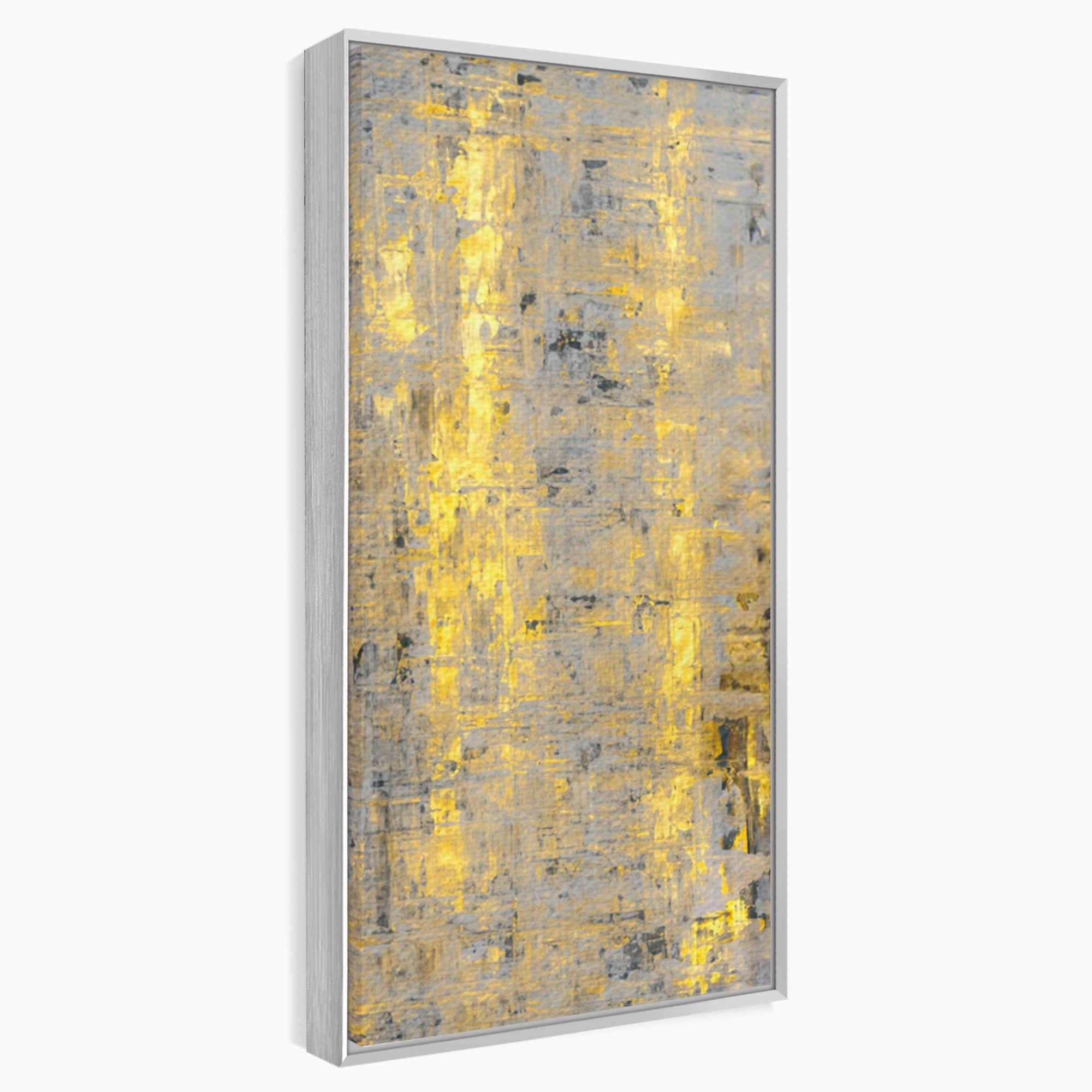 Set 3 Tablouri Canvas Premium LuxCanva® C3-1058, Gold And Brown Painting Abstract, Gold And Brown Painting Abstract, Dining Room, Living Room, Relaxare, Culori Vibrante