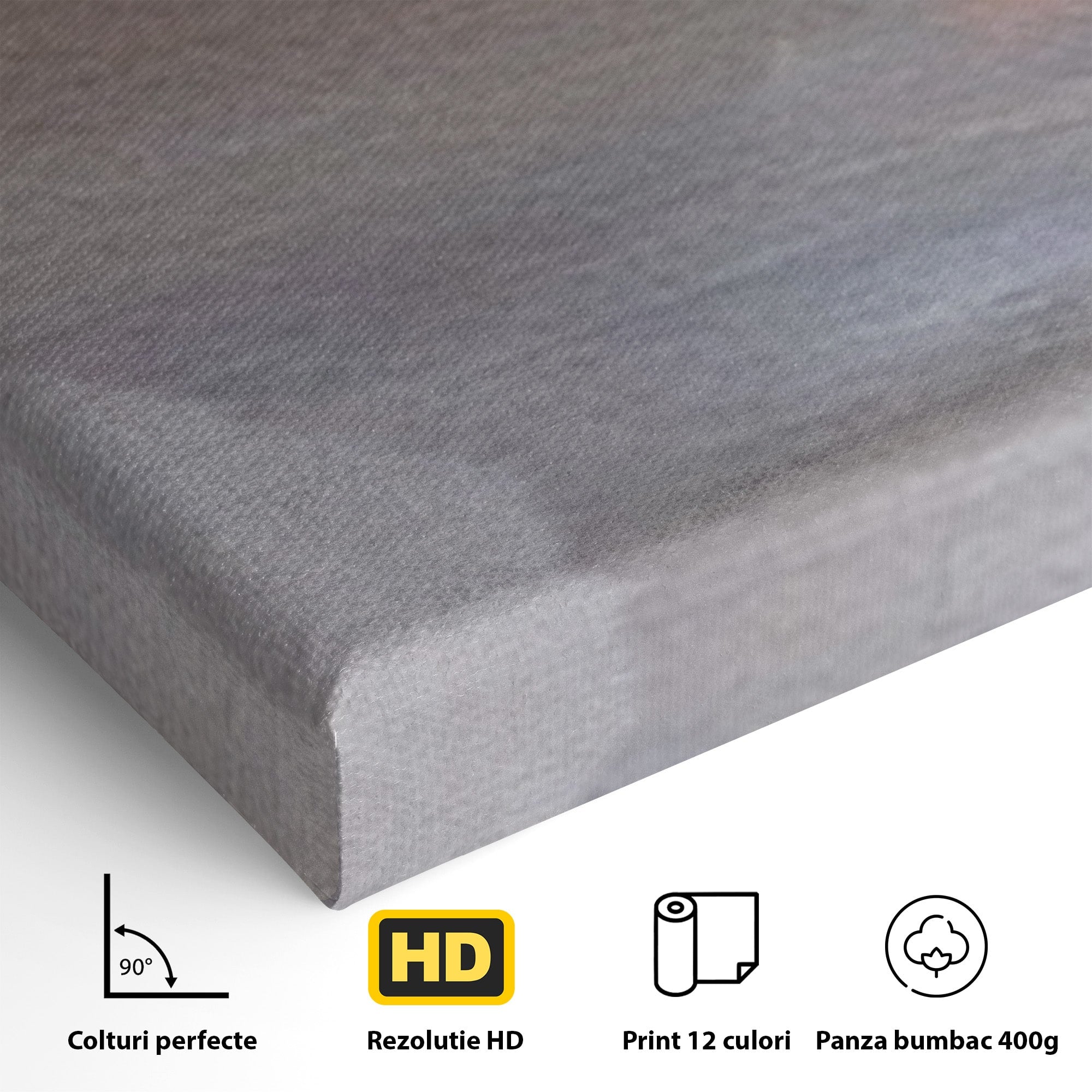 Set 3 Tablouri Canvas Premium LuxCanva® C3-1199, Abstract Colors, Relaxare, Living Room, Culori Vibrante