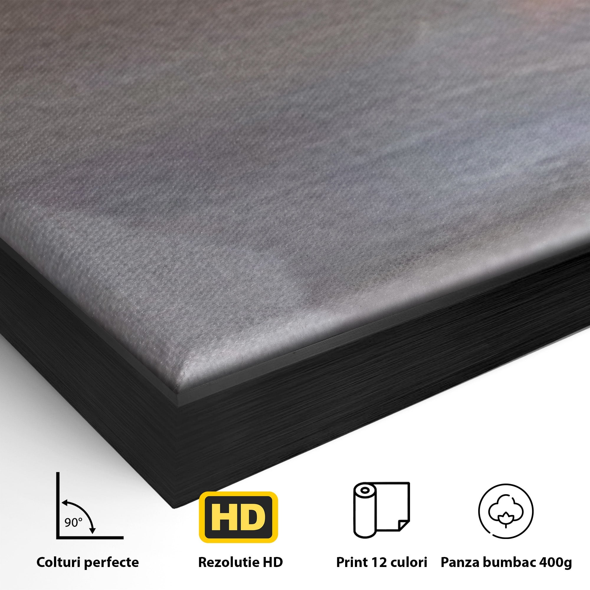 Set 3 Tablouri Canvas Premium LuxCanva® C3-1199, Abstract Colors, Relaxare, Living Room, Culori Vibrante