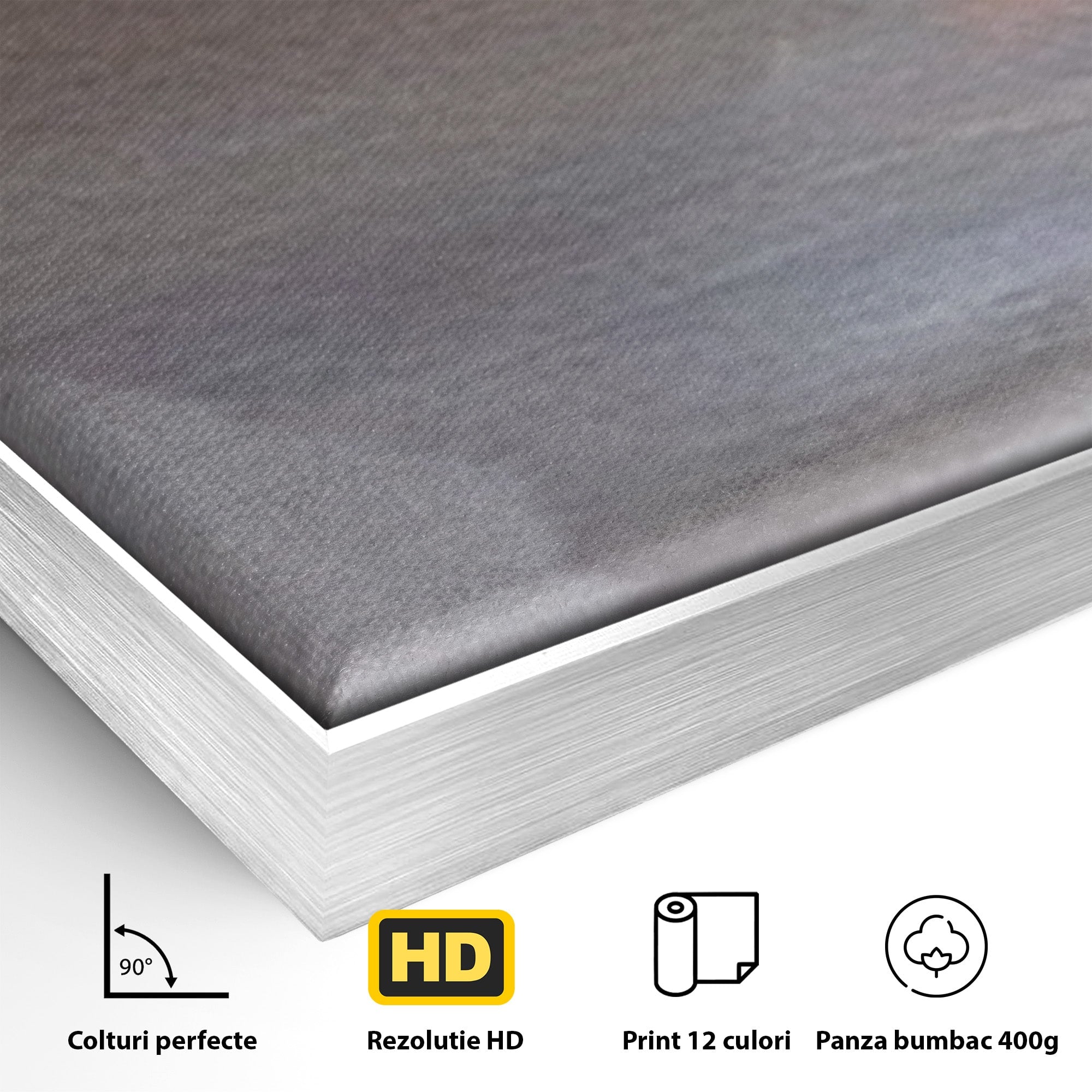 Set 3 Tablouri Canvas Premium LuxCanva® C3-1199, Abstract Colors, Relaxare, Living Room, Culori Vibrante