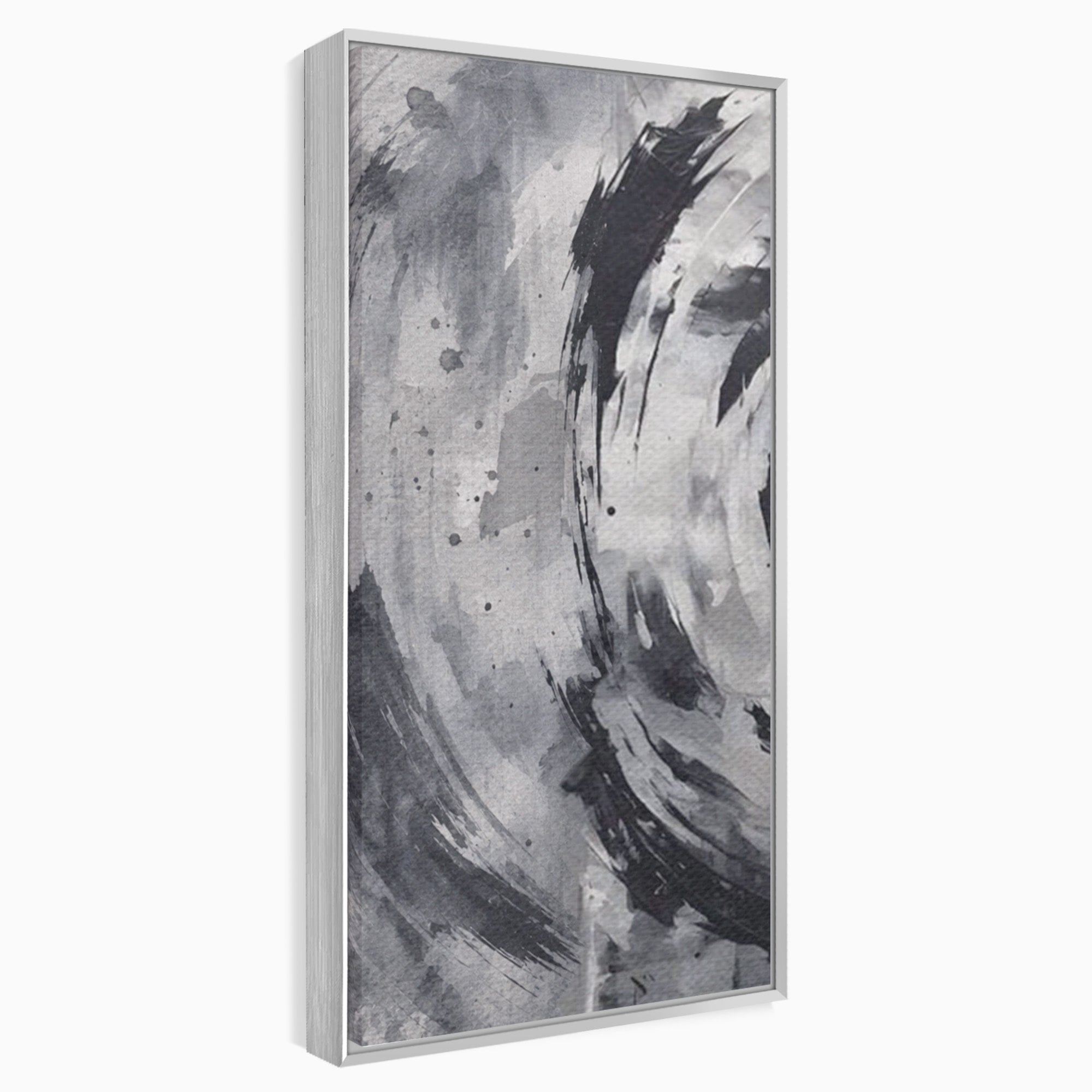 Set 3 Tablouri Canvas Premium LuxCanva® C3-1217, Abstract Round Paint, Culori, Decorativ, Living Room, Culori Vibrante