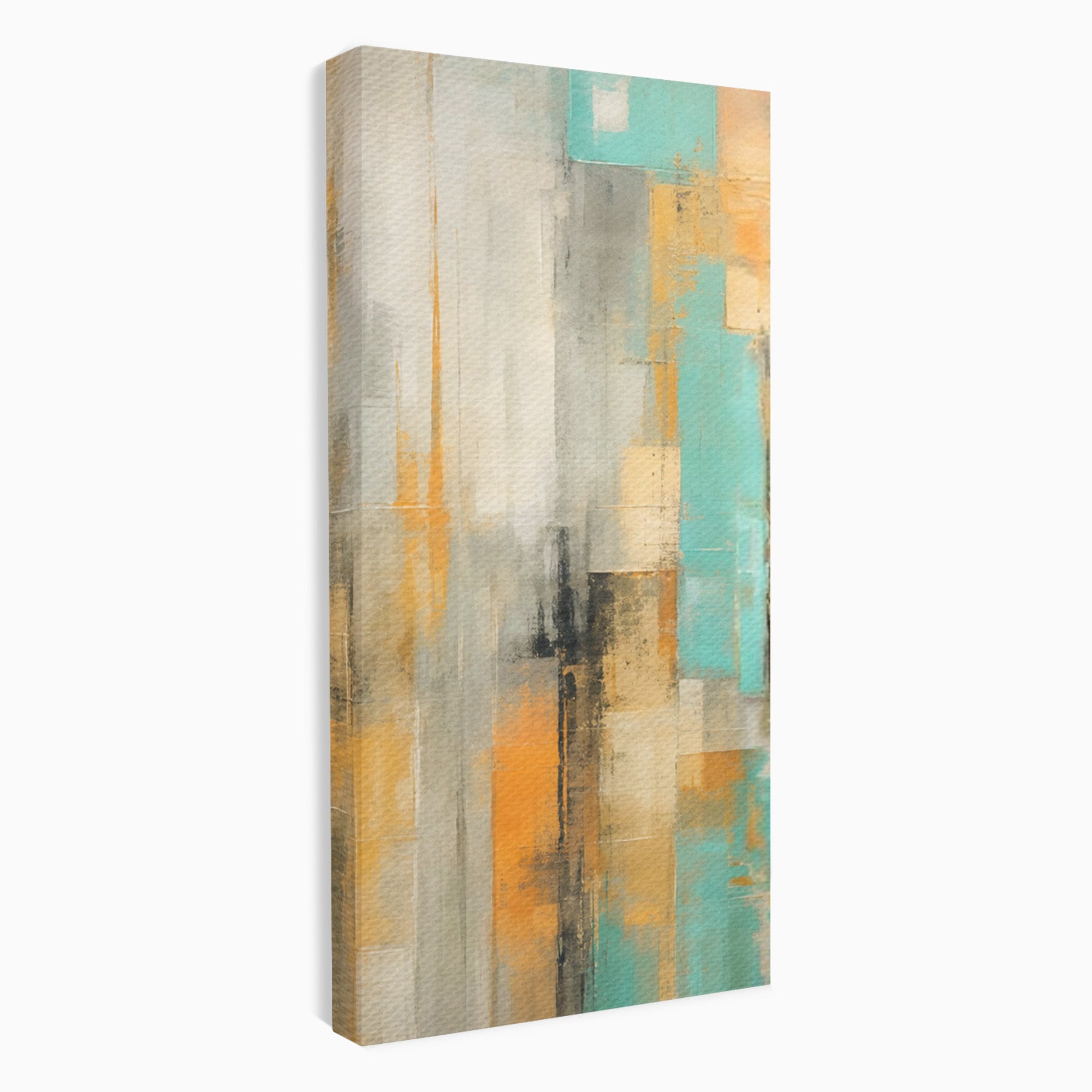 Set 3 Tablouri Canvas Premium LuxCanva® C3-1232, Abstract Colors Lanscape, Relaxare, Living Room, Culori Vibrante
