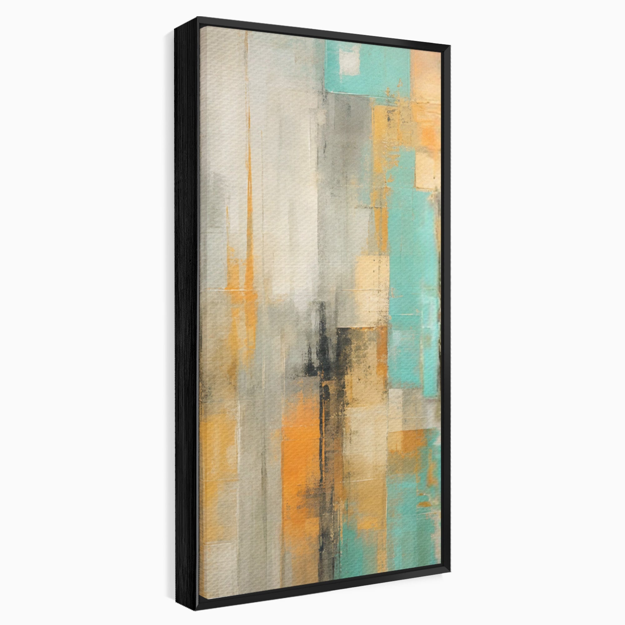 Set 3 Tablouri Canvas Premium LuxCanva® C3-1232, Abstract Colors Lanscape, Relaxare, Living Room, Culori Vibrante
