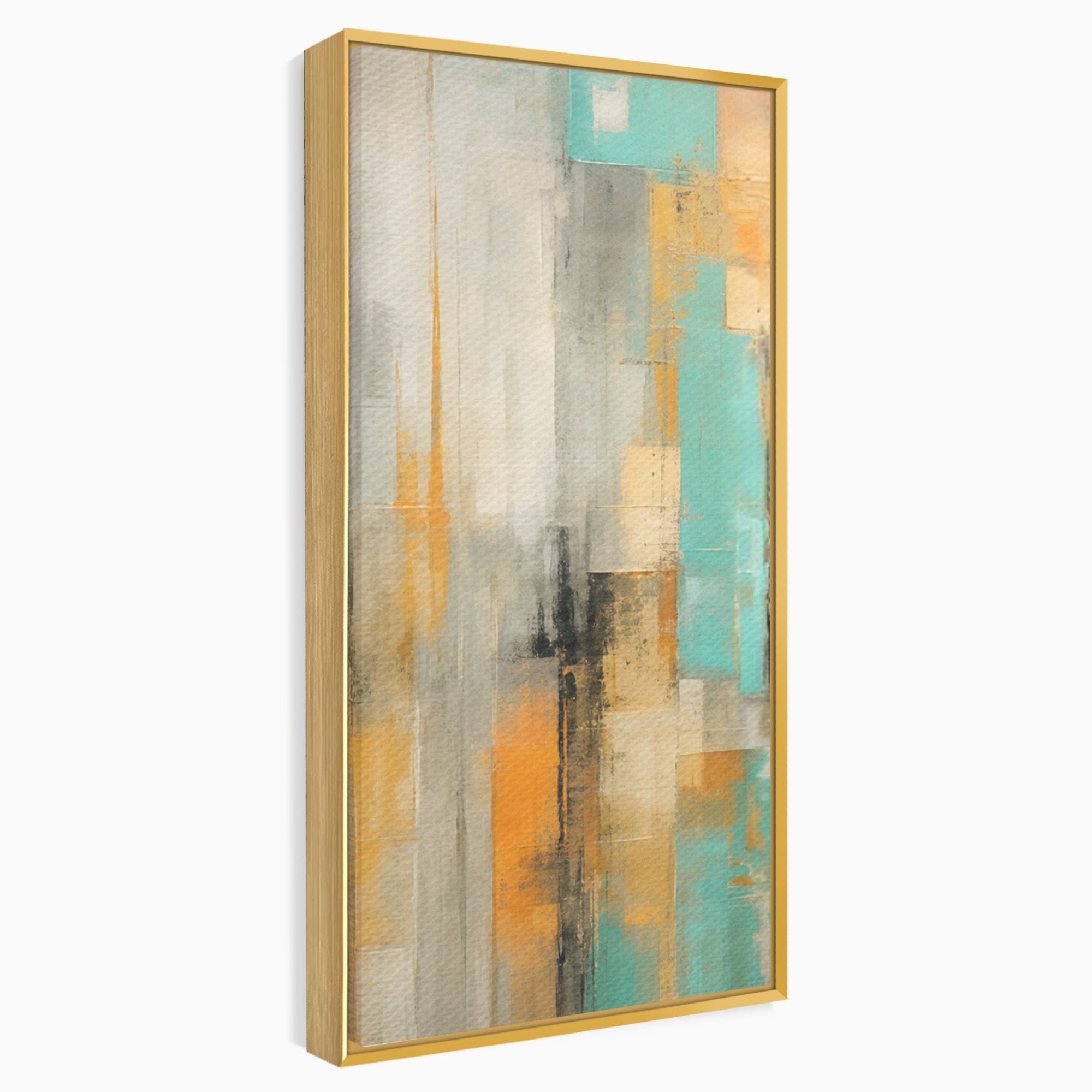 Set 3 Tablouri Canvas Premium LuxCanva® C3-1232, Abstract Colors Lanscape, Relaxare, Living Room, Culori Vibrante