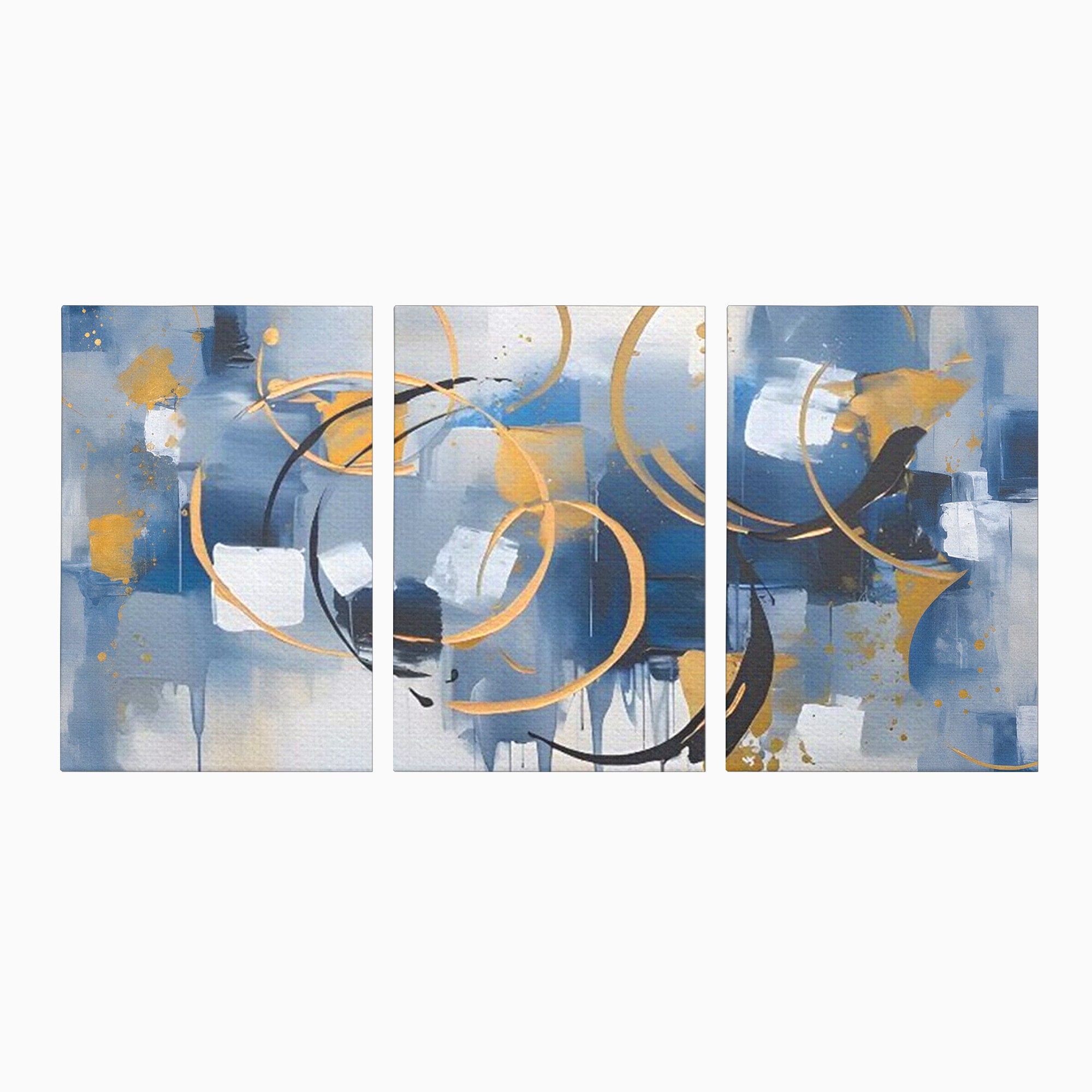 Set 3 Tablouri Canvas Premium LuxCanva® C3-1243, Relaxare, Living Room, Culori Vibrante
