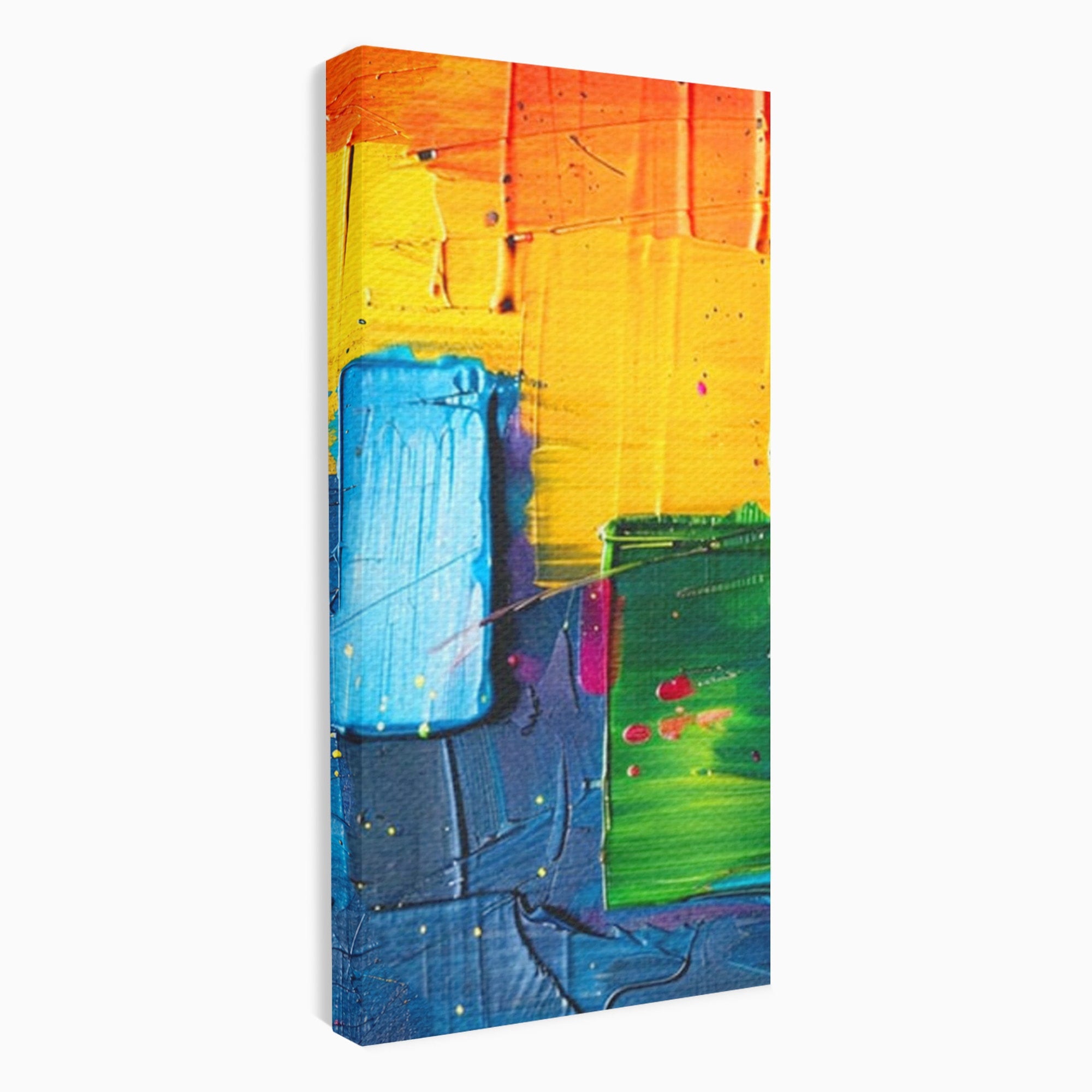 Set 3 Tablouri Canvas Premium LuxCanva® C3-1269, Blocuri de lumina, Geometrie, Culori, Fragmente, Compozitie, Urban, Impuls, Creativitate, Expresivitate, Expozitie, Iubire, Birou, Living, Dormitor