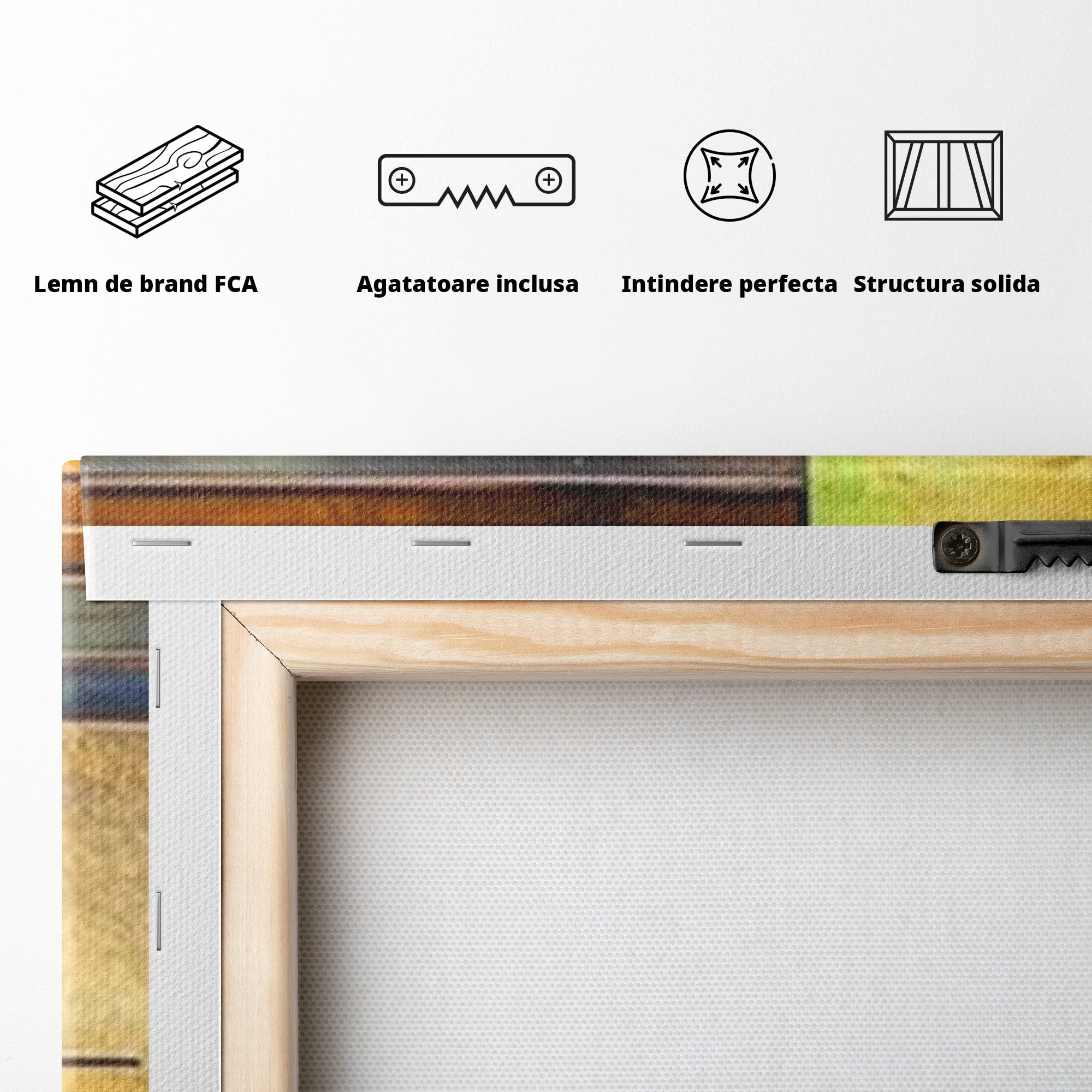 Set 3 Tablouri Canvas Premium LuxCanva® C3-1288, Orase Nevazute, Geometrie, Culori, Abstract, Aur, Turcoaz, Metal, Apa, Memorii, Liniste, Planuri, Timp, Harti, Fragment, Orizont, Birou, Living, Dormitor