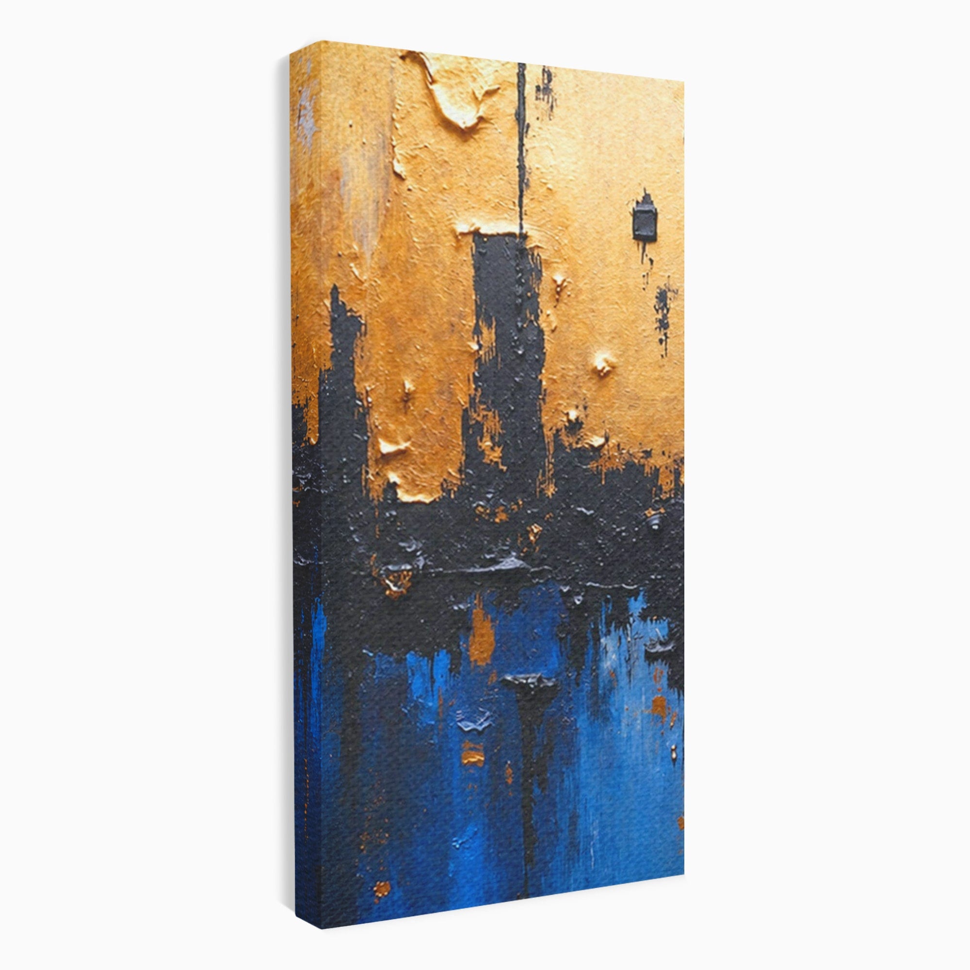 Set 3 Tablouri Canvas Premium LuxCanva® C3-1329, Orasul Abstract, Oras, Abstract, Peisaj Urban, Modern, Living, Culori Vibrante
