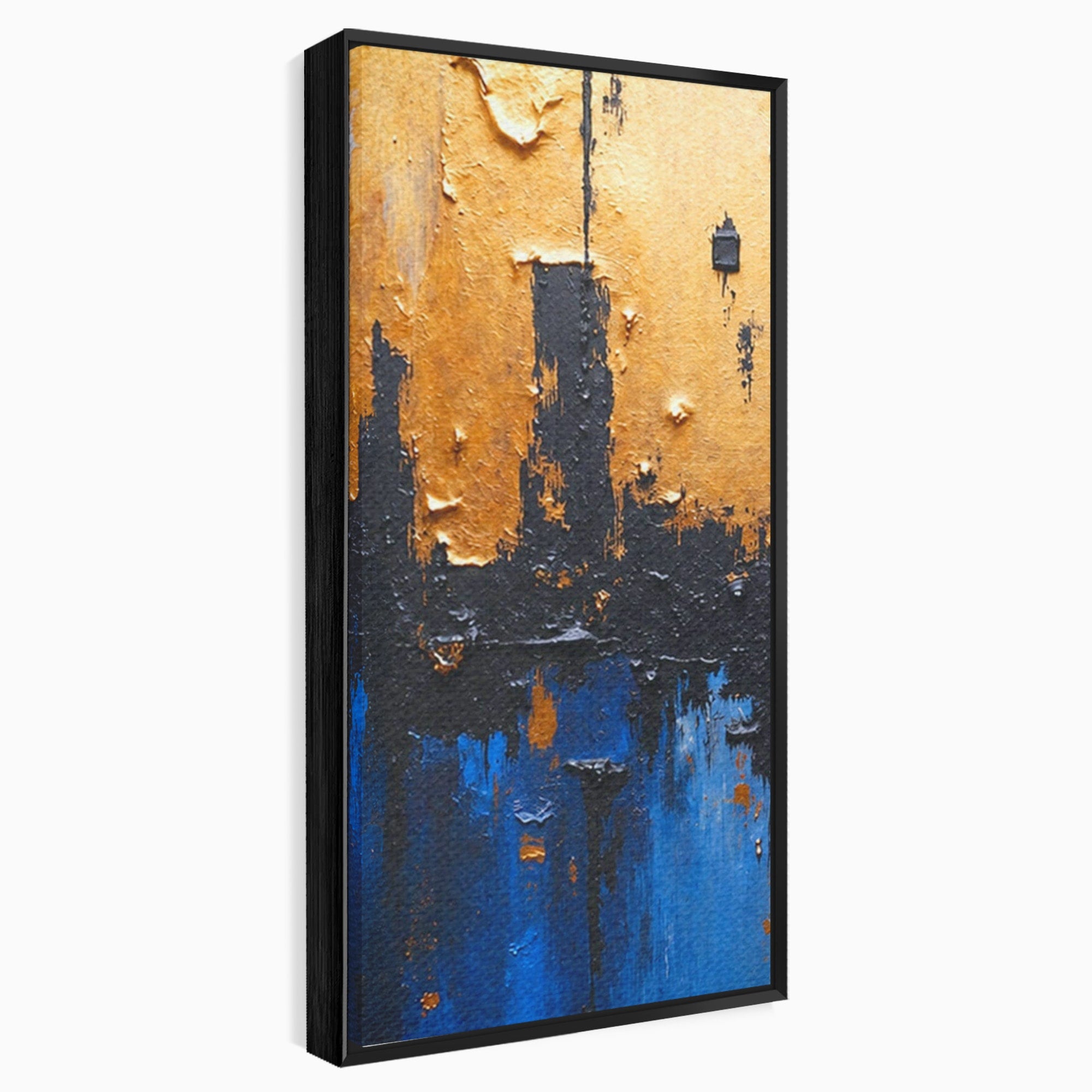 Set 3 Tablouri Canvas Premium LuxCanva® C3-1329, Orasul Abstract, Oras, Abstract, Peisaj Urban, Modern, Living, Culori Vibrante