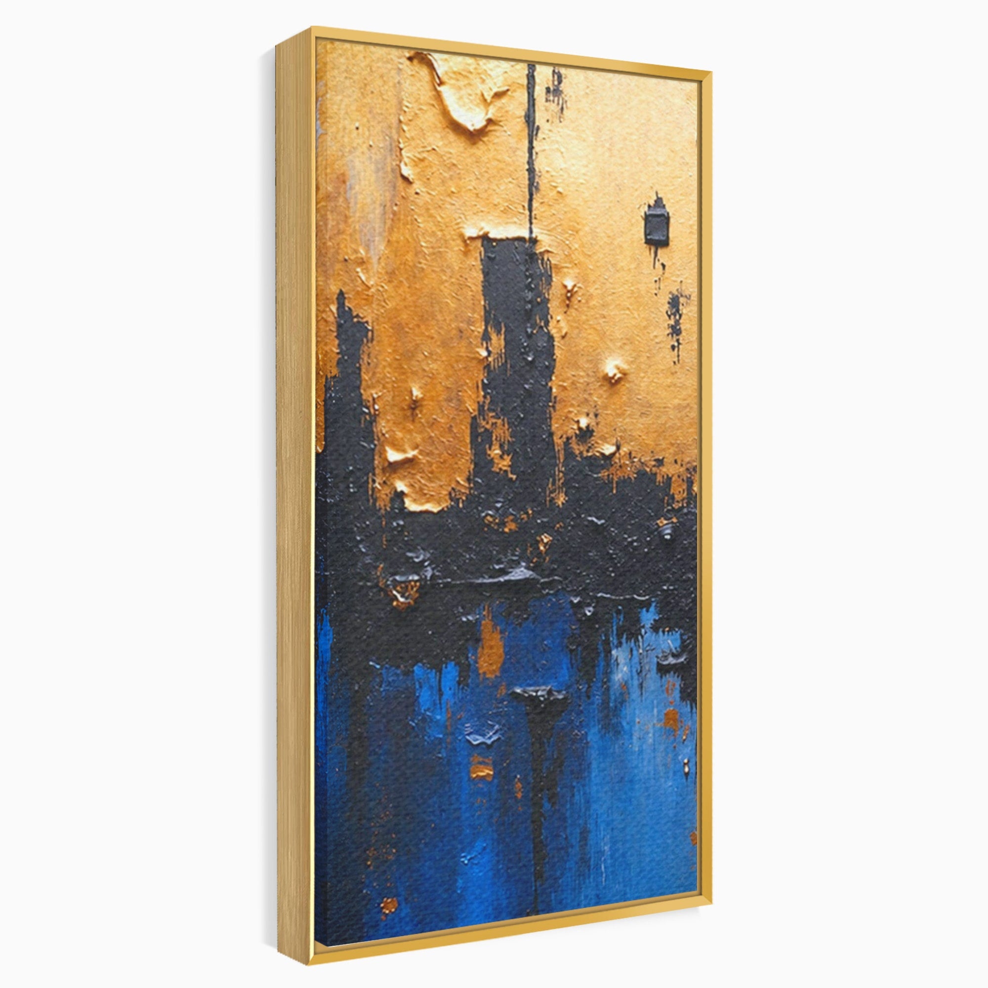 Set 3 Tablouri Canvas Premium LuxCanva® C3-1329, Orasul Abstract, Oras, Abstract, Peisaj Urban, Modern, Living, Culori Vibrante
