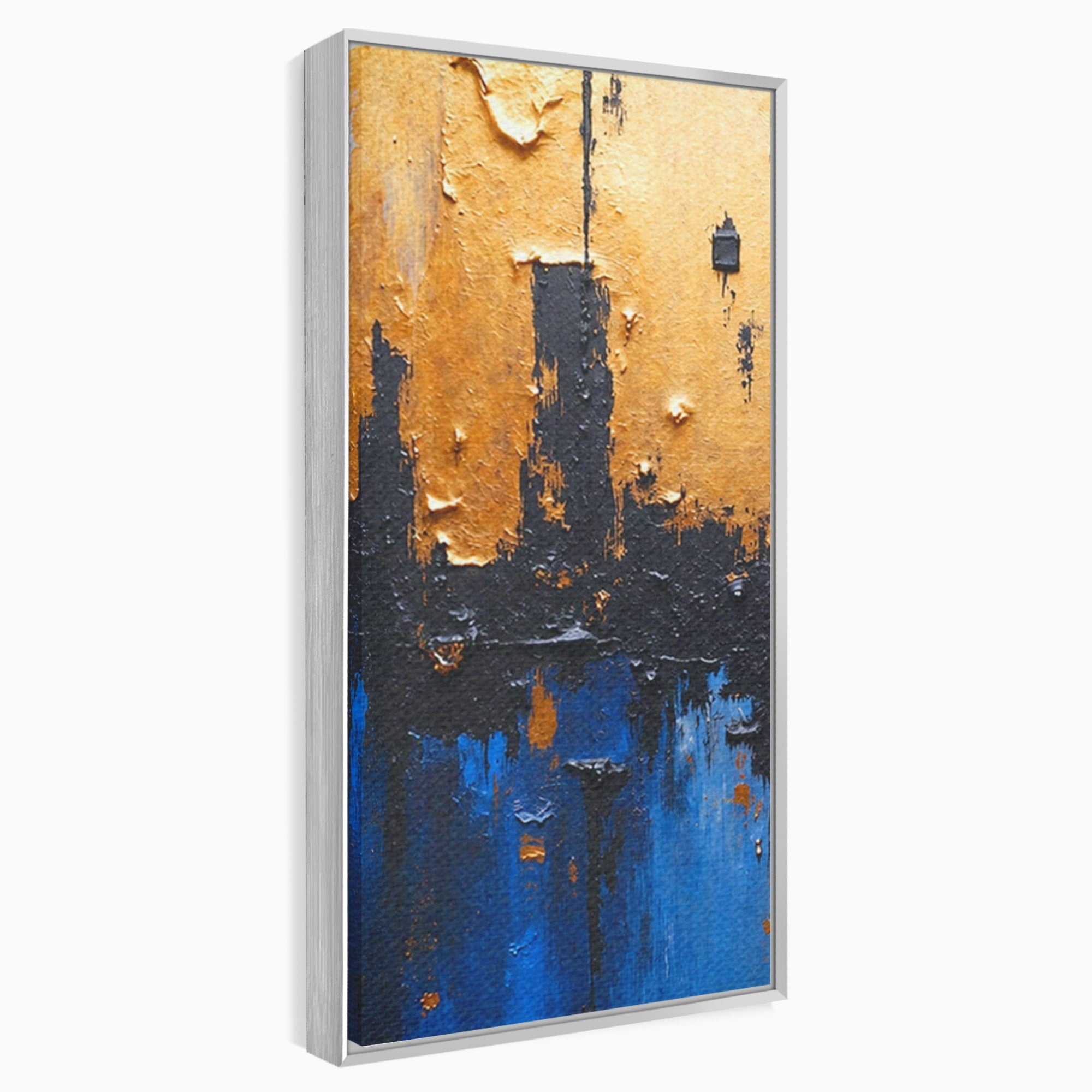 Set 3 Tablouri Canvas Premium LuxCanva® C3-1329, Orasul Abstract, Oras, Abstract, Peisaj Urban, Modern, Living, Culori Vibrante