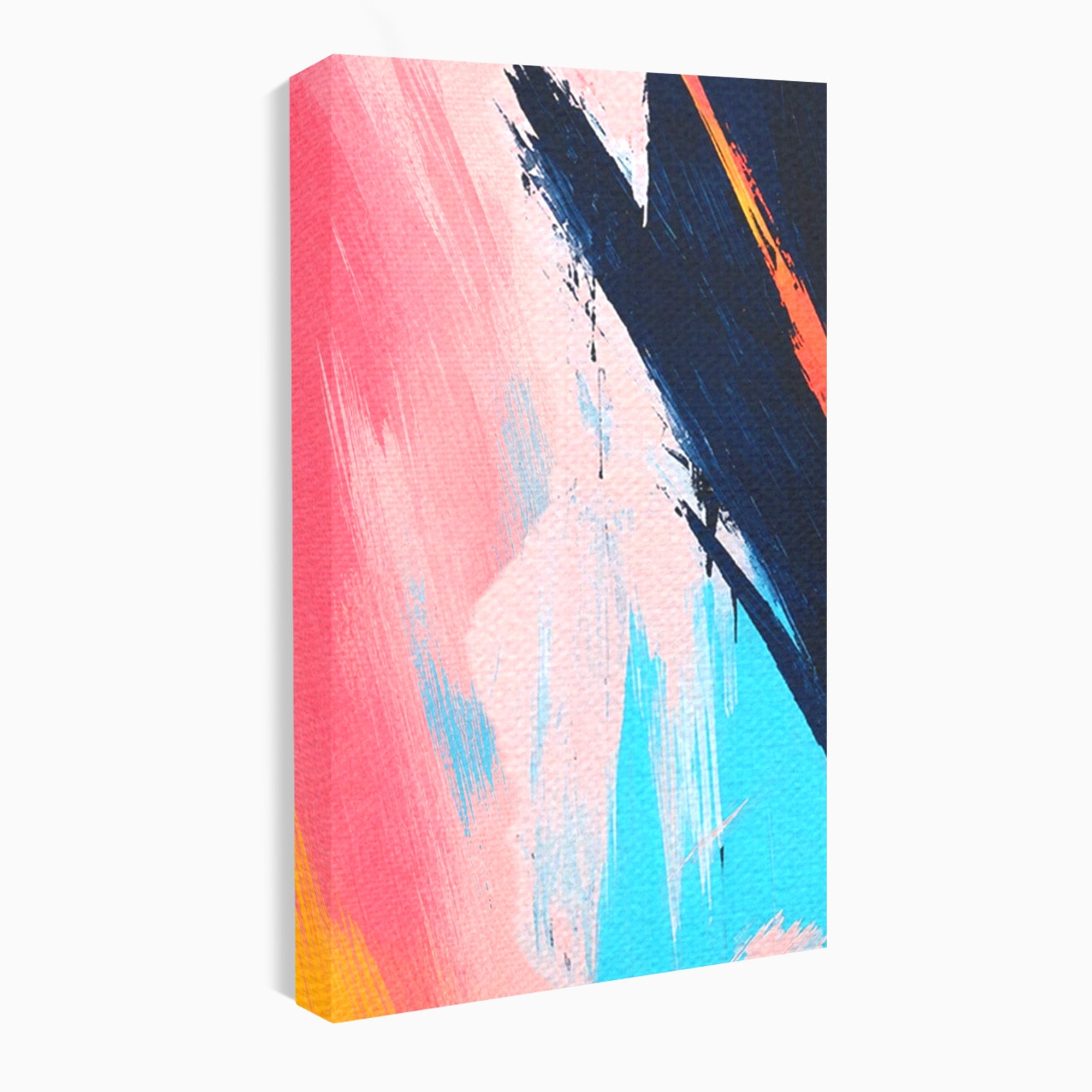 Set 3 Tablouri Canvas Premium LuxCanva® C3-1337, Abstract Dinamic, Abstract, Modern, Energetic, Living, Birou, Culori Vibrante