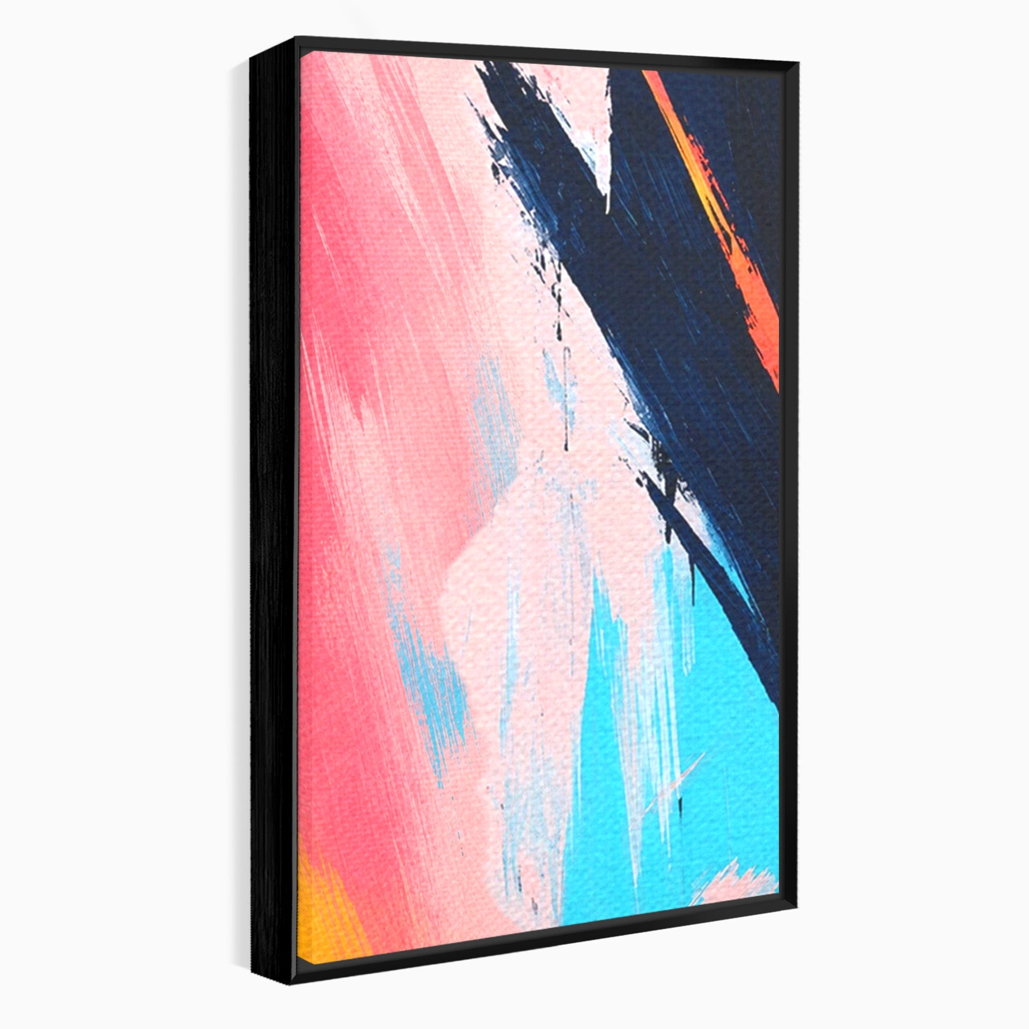 Set 3 Tablouri Canvas Premium LuxCanva® C3-1337, Abstract Dinamic, Abstract, Modern, Energetic, Living, Birou, Culori Vibrante