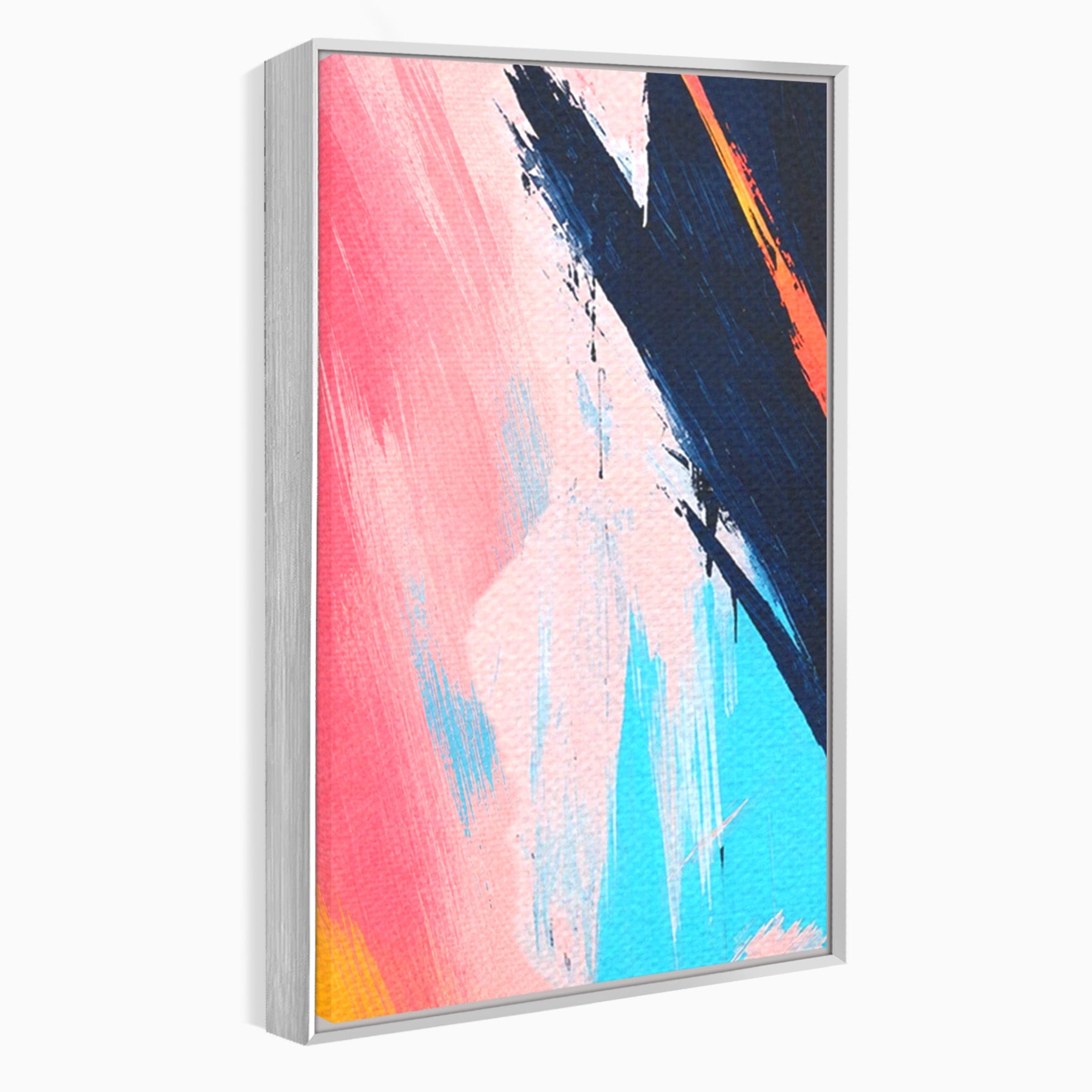 Set 3 Tablouri Canvas Premium LuxCanva® C3-1337, Abstract Dinamic, Abstract, Modern, Energetic, Living, Birou, Culori Vibrante