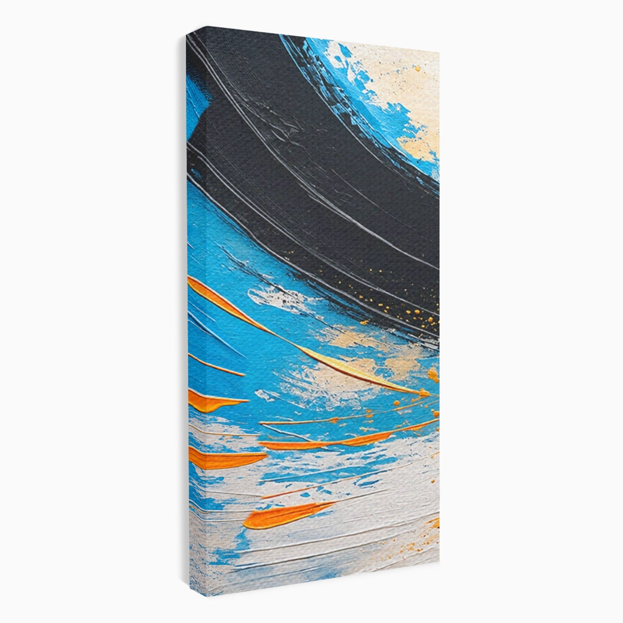 Set 3 Tablouri Canvas Premium LuxCanva® C3-1340, Vortex Abstract, Abstract, Modern, Dinamic, Energetic, Living, Birou, Culori Vibrante