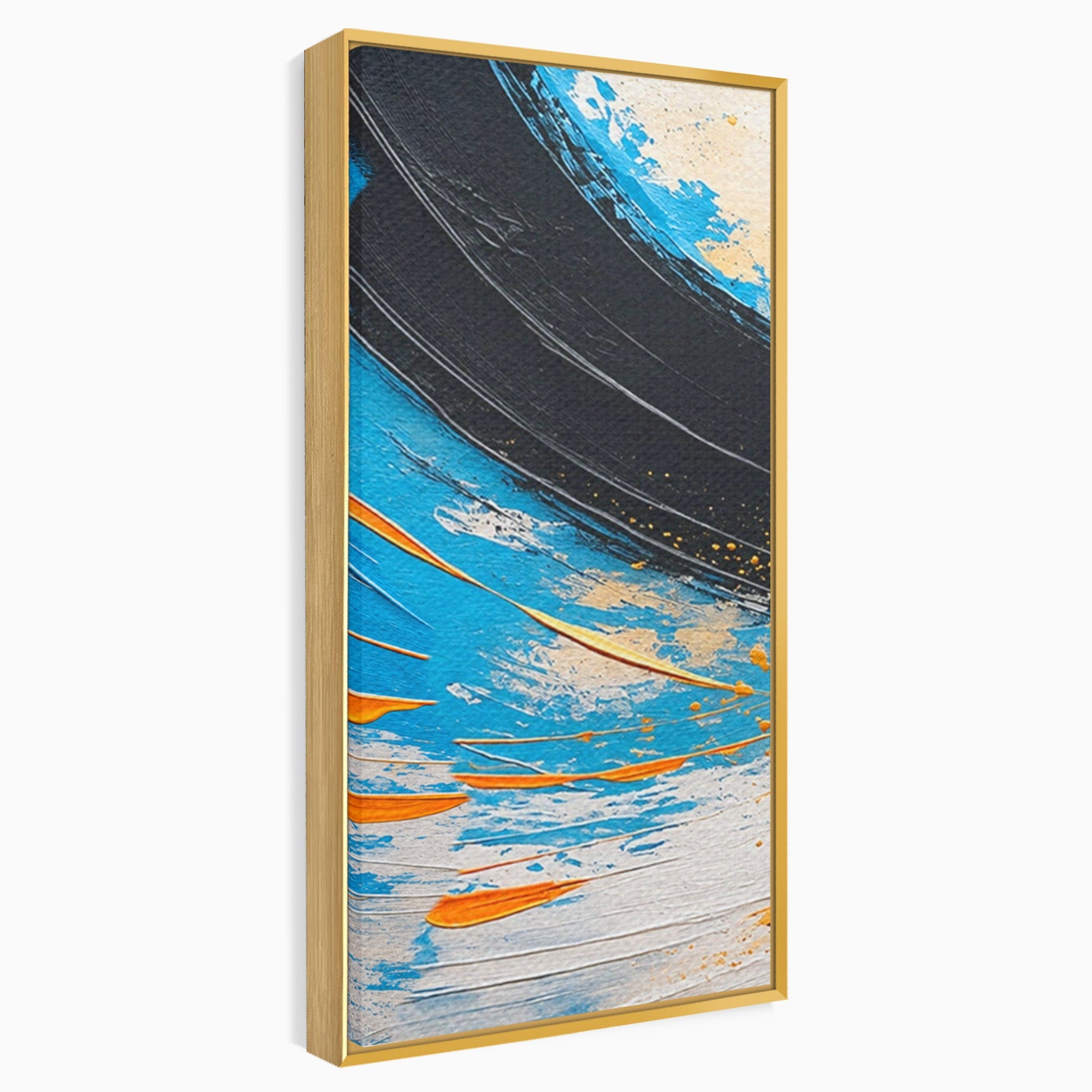 Set 3 Tablouri Canvas Premium LuxCanva® C3-1340, Vortex Abstract, Abstract, Modern, Dinamic, Energetic, Living, Birou, Culori Vibrante
