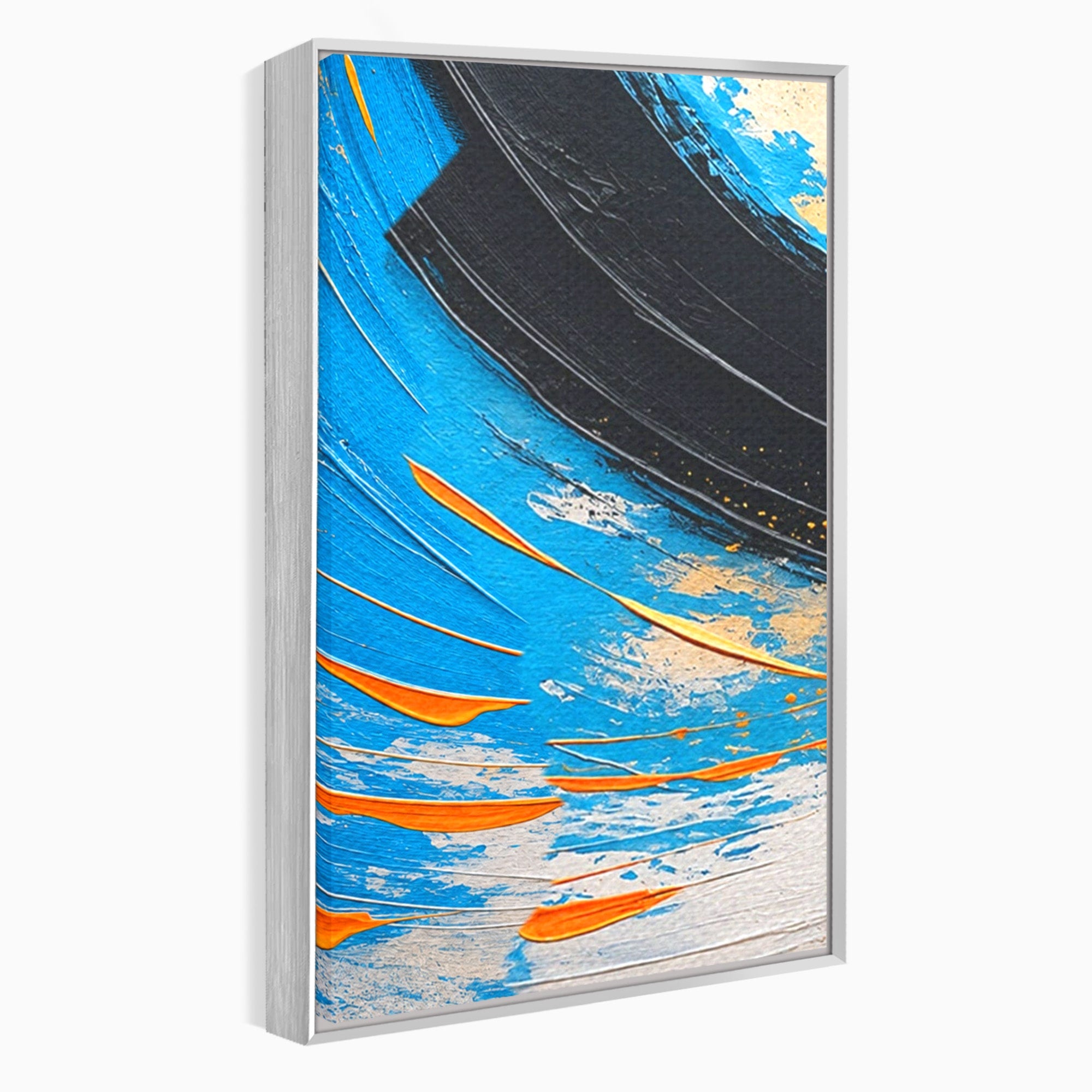 Set 3 Tablouri Canvas Premium LuxCanva® C3-1340, Vortex Abstract, Abstract, Modern, Dinamic, Energetic, Living, Birou, Culori Vibrante