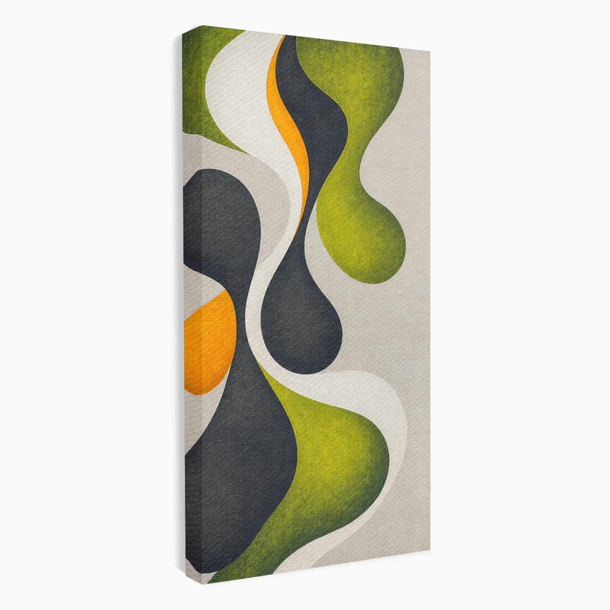 Set 3 Tablouri Canvas Premium LuxCanva® C3-1381, Forme Abstracte Organice, Abstract, Forme, Modern, Living, Birou, Culori Vibrante
