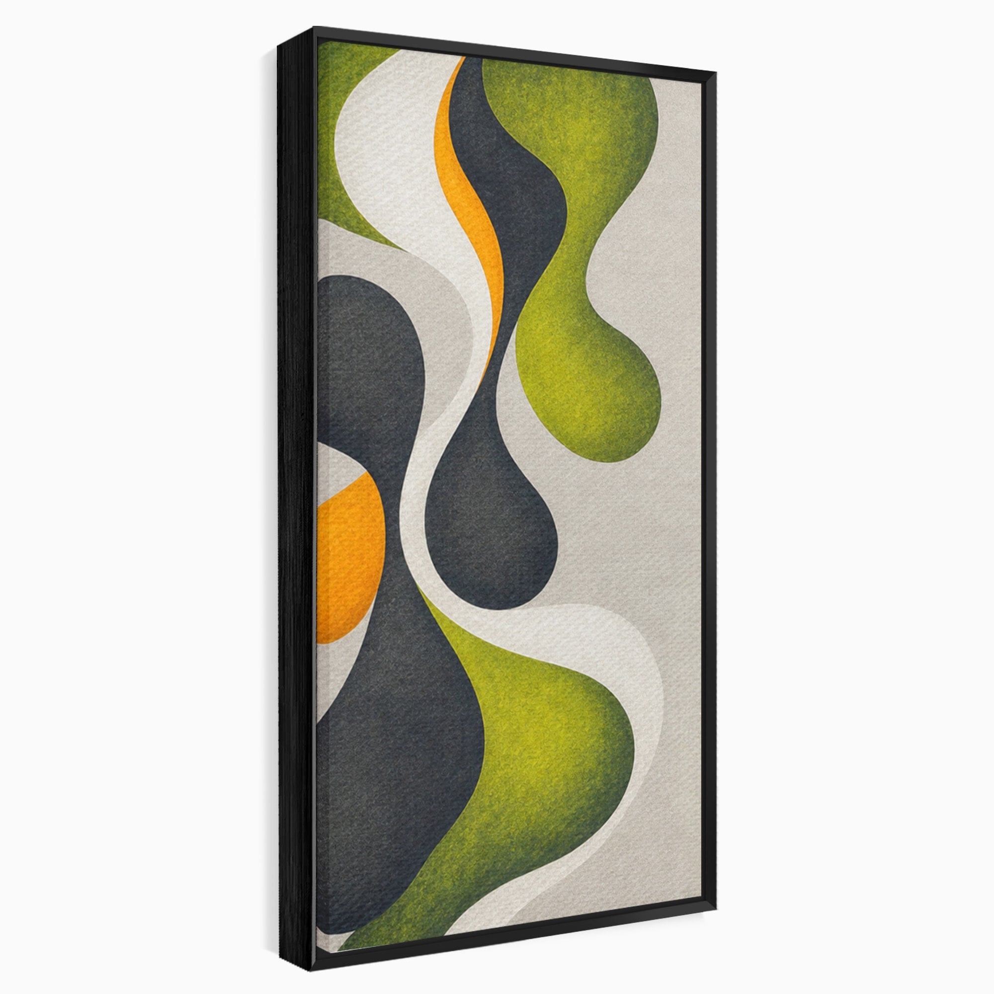 Set 3 Tablouri Canvas Premium LuxCanva® C3-1381, Forme Abstracte Organice, Abstract, Forme, Modern, Living, Birou, Culori Vibrante