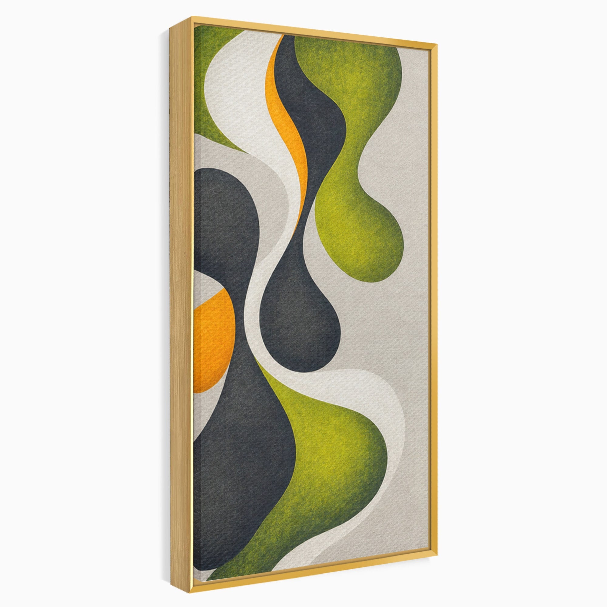 Set 3 Tablouri Canvas Premium LuxCanva® C3-1381, Forme Abstracte Organice, Abstract, Forme, Modern, Living, Birou, Culori Vibrante