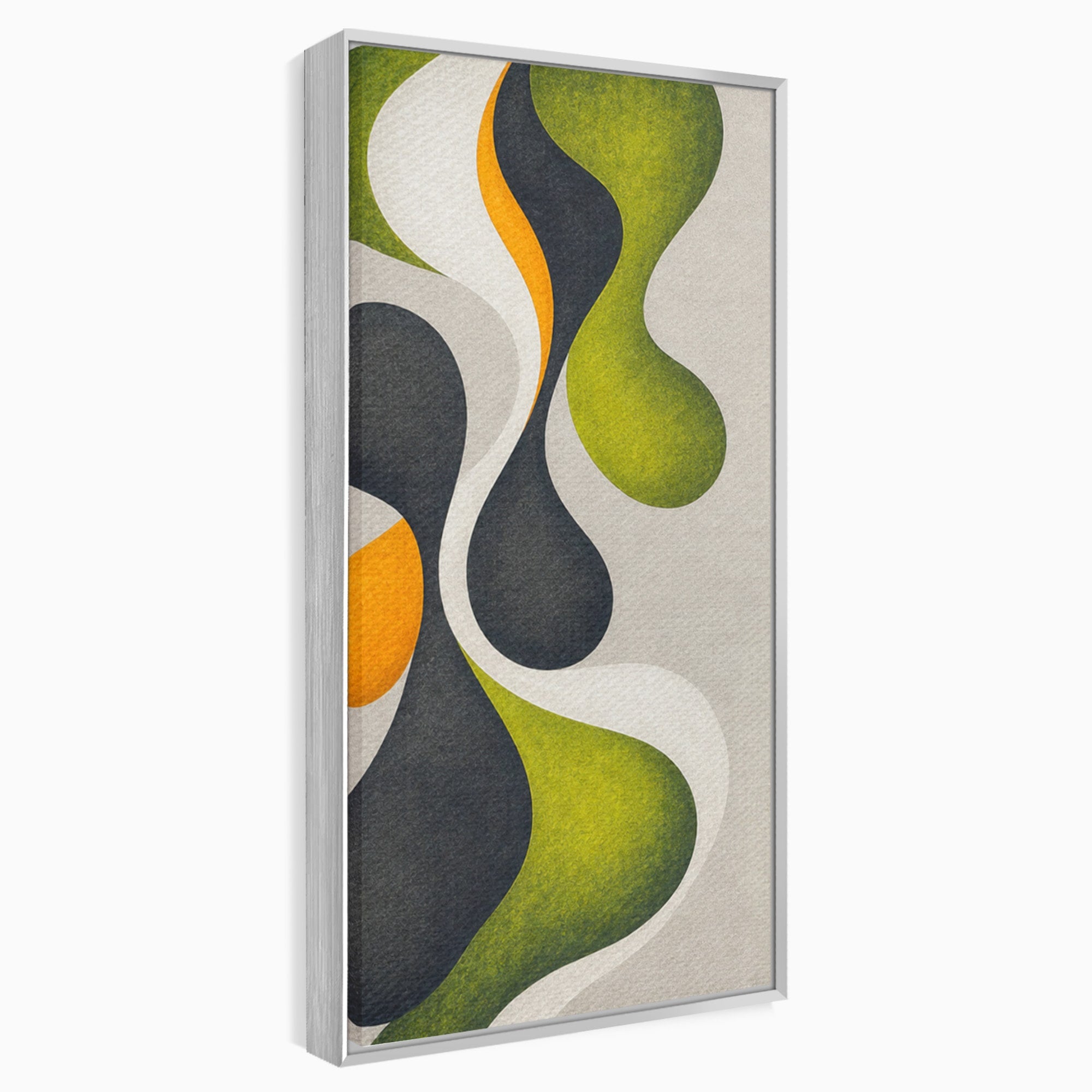 Set 3 Tablouri Canvas Premium LuxCanva® C3-1381, Forme Abstracte Organice, Abstract, Forme, Modern, Living, Birou, Culori Vibrante