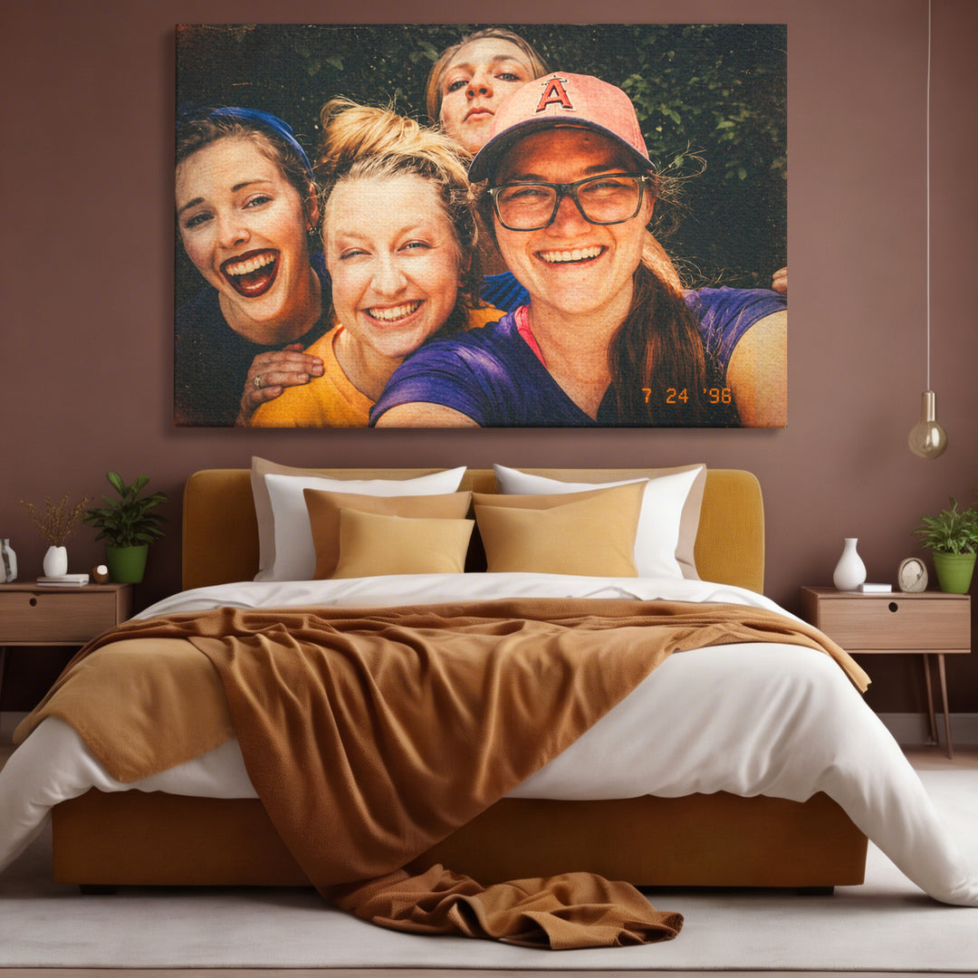 Tablou Personalizat Retro 90s | Tineri / cadou fun | Orizontal Landscape