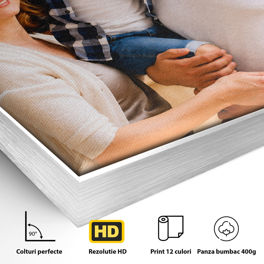 Tablou Canvas Personalizat cu Poza Ta Patrat
