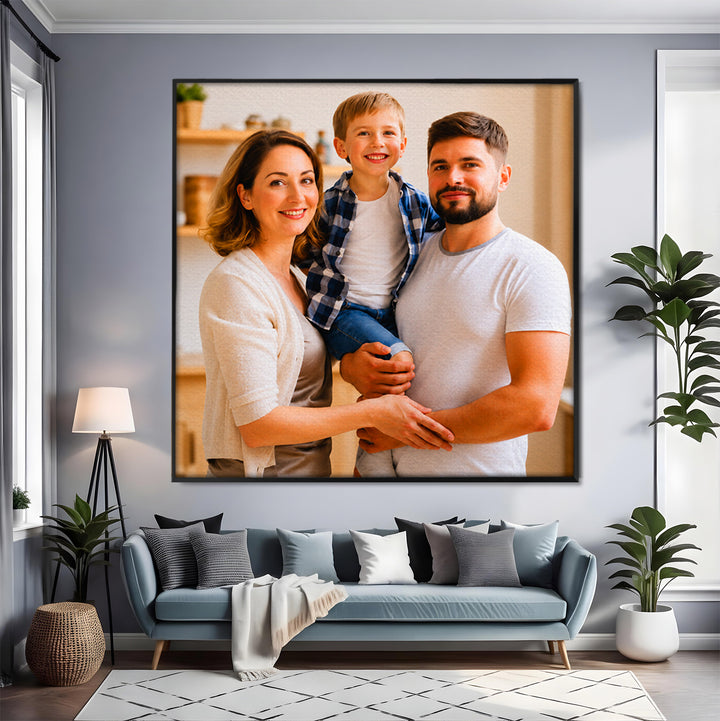 Tablou Canvas Personalizat cu Poza Ta Patrat