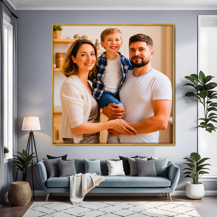 Tablou Canvas Personalizat cu Poza Ta Patrat