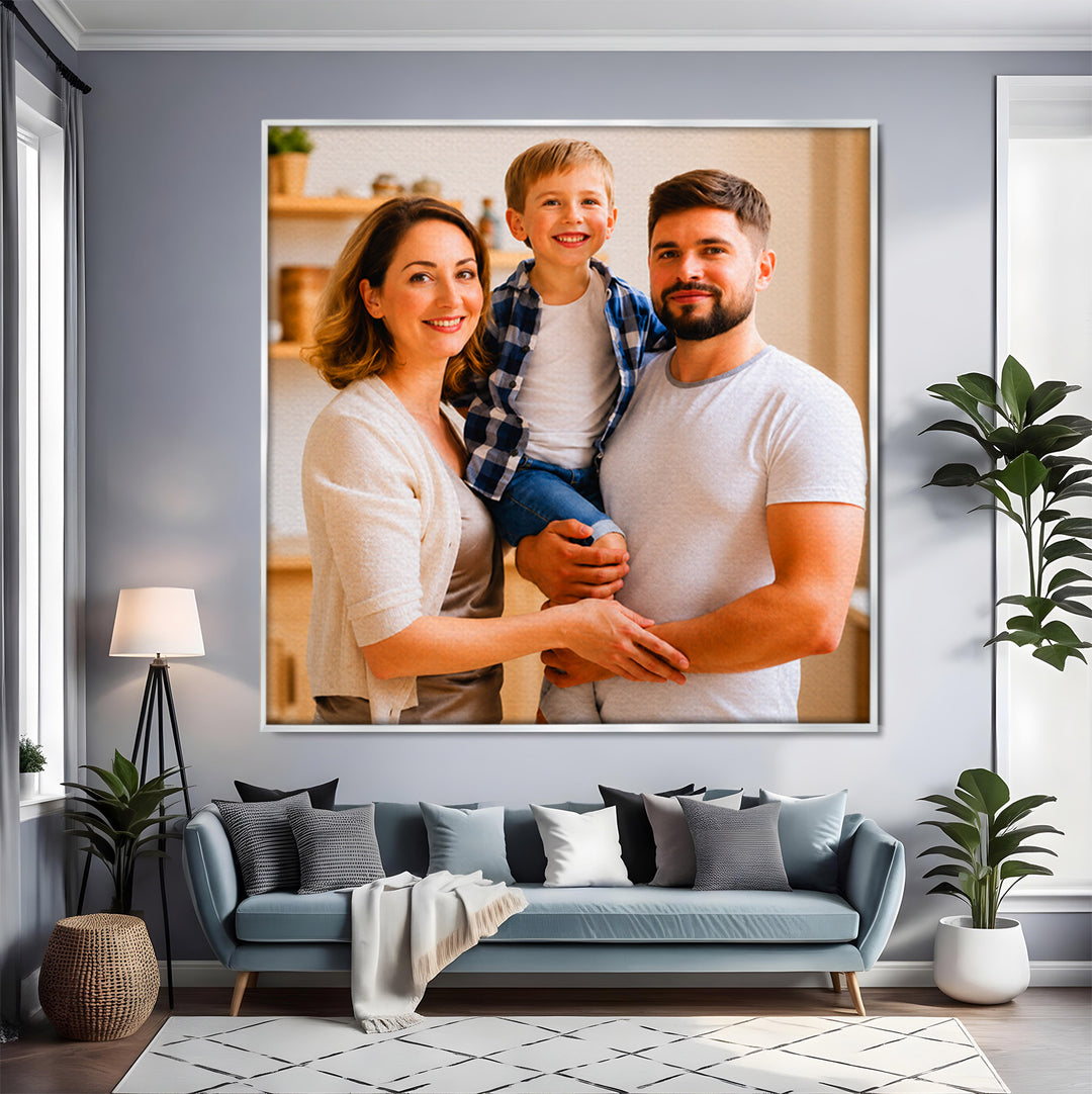 Tablou Canvas Personalizat cu Poza Ta Patrat
