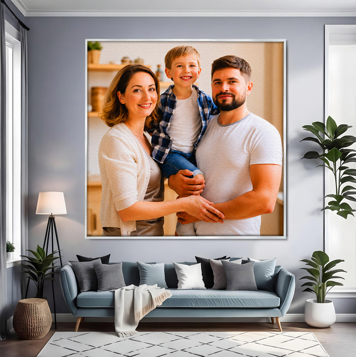 Tablou Canvas Personalizat cu Poza Ta Patrat