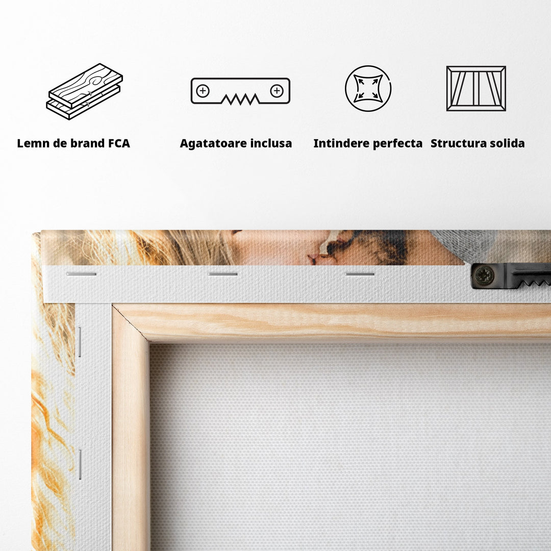 Personalisierte Leinwand Leinwandbilder mit Ihrem Foto - Vertikales Portrait