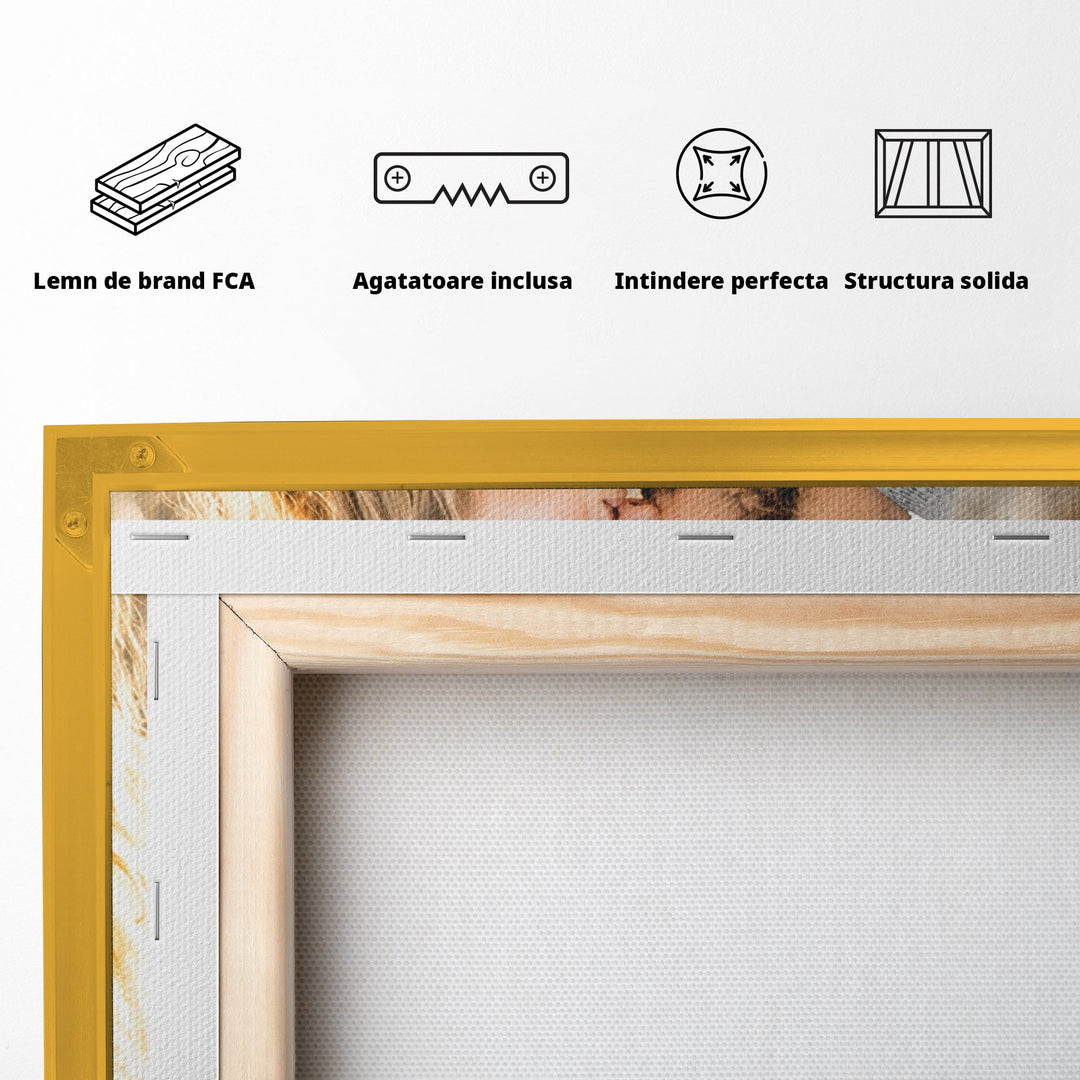Personalisierte Leinwand Leinwandbilder mit Ihrem Foto - Vertikales Portrait