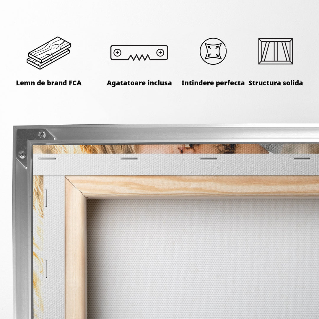 Personalisierte Leinwand Leinwandbilder mit Ihrem Foto - Vertikales Portrait
