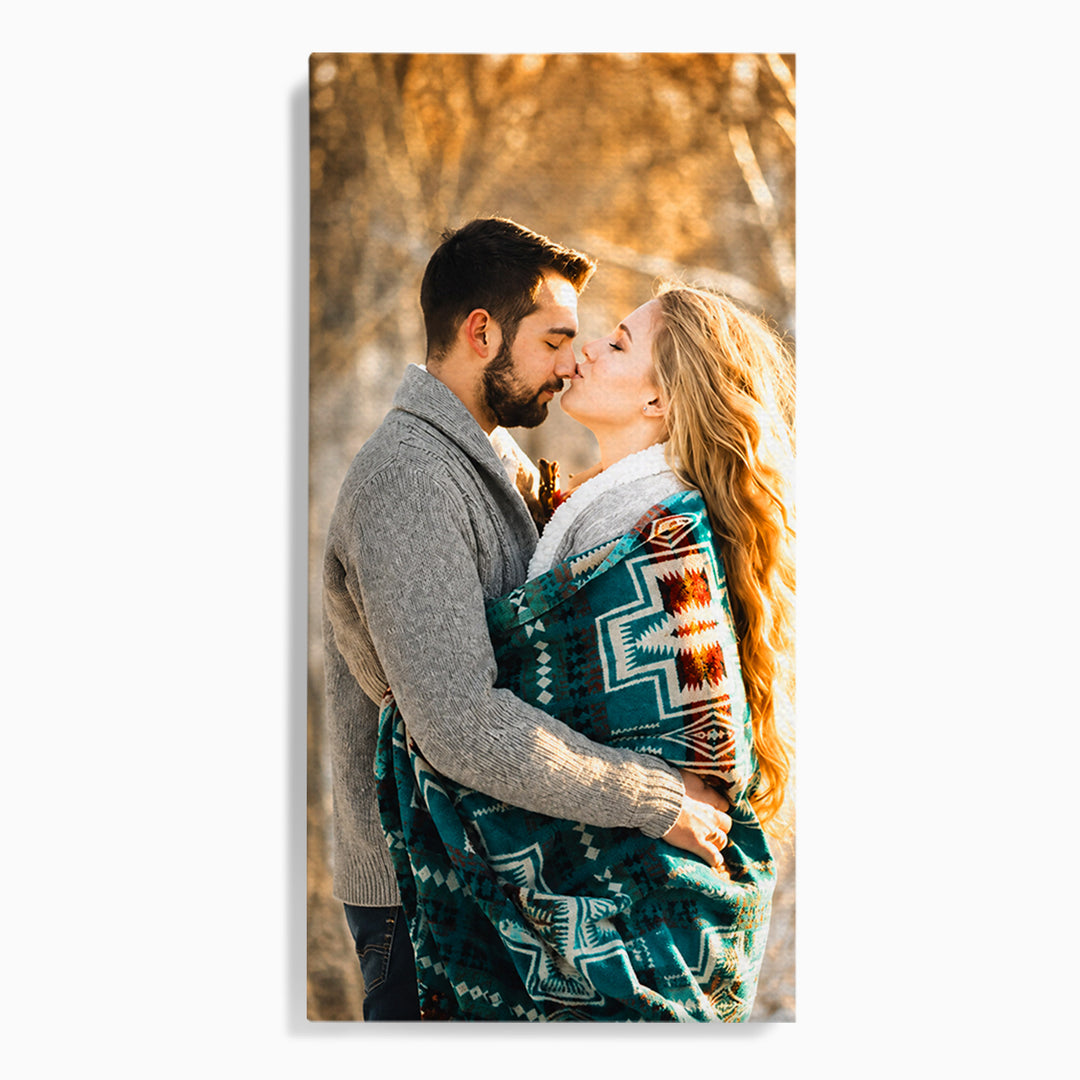Personalisierte Leinwand Leinwandbilder mit Ihrem Foto - Vertikales Portrait
