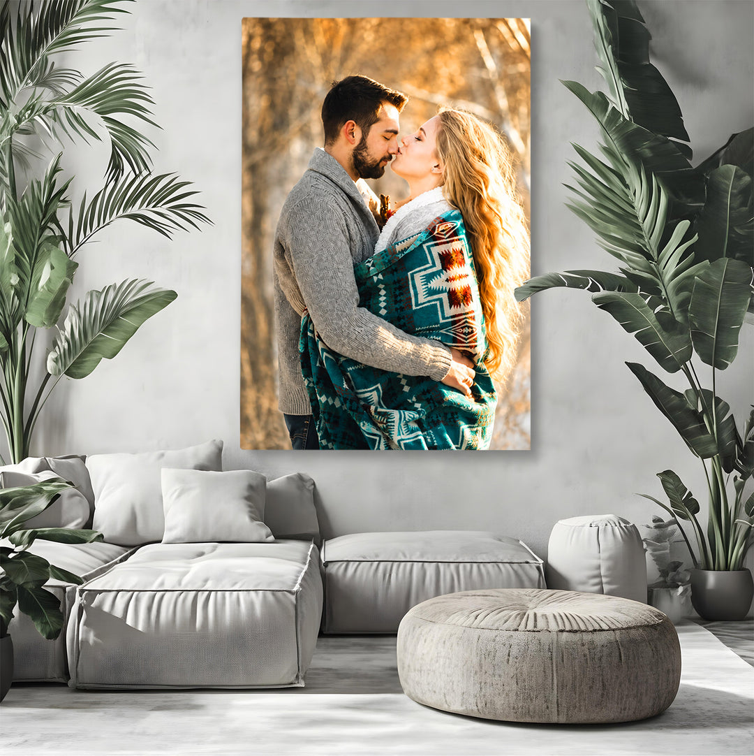 Personalisierte Leinwand Leinwandbilder mit Ihrem Foto - Vertikales Portrait