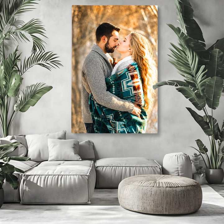 Personalisierte Leinwand Leinwandbilder mit Ihrem Foto - Vertikales Portrait