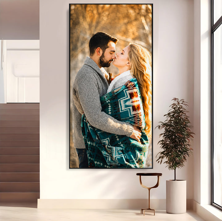 Personalisierte Leinwand Leinwandbilder mit Ihrem Foto - Vertikales Portrait