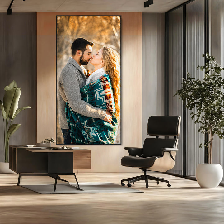Personalisierte Leinwand Leinwandbilder mit Ihrem Foto - Vertikales Portrait