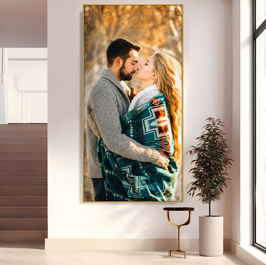 Personalisierte Leinwand Leinwandbilder mit Ihrem Foto - Vertikales Portrait