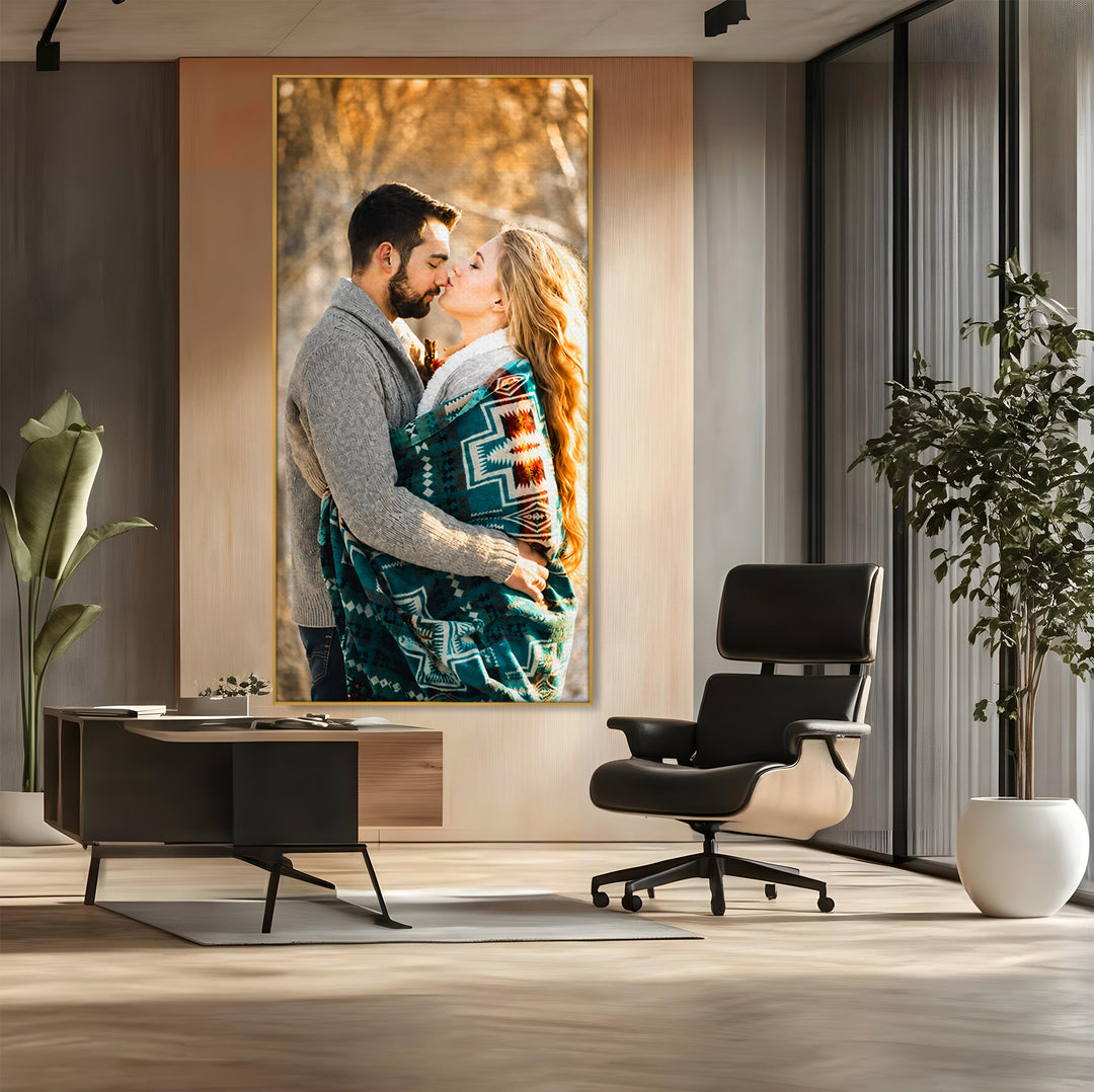 Personalisierte Leinwand Leinwandbilder mit Ihrem Foto - Vertikales Portrait