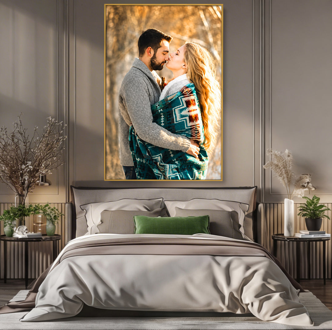 Personalisierte Leinwand Leinwandbilder mit Ihrem Foto - Vertikales Portrait